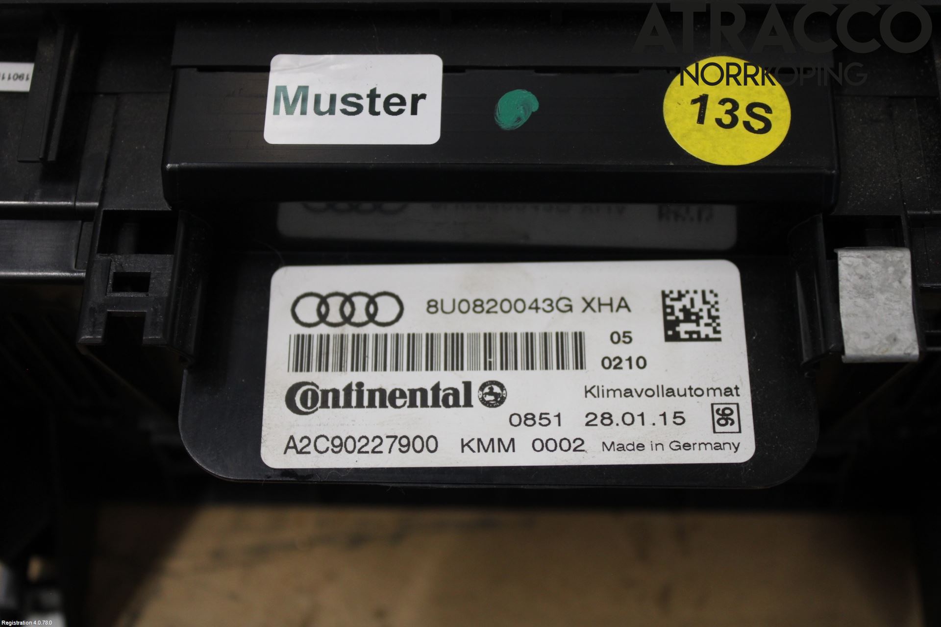 Audi Q3 8U 12-18 Värmereglage