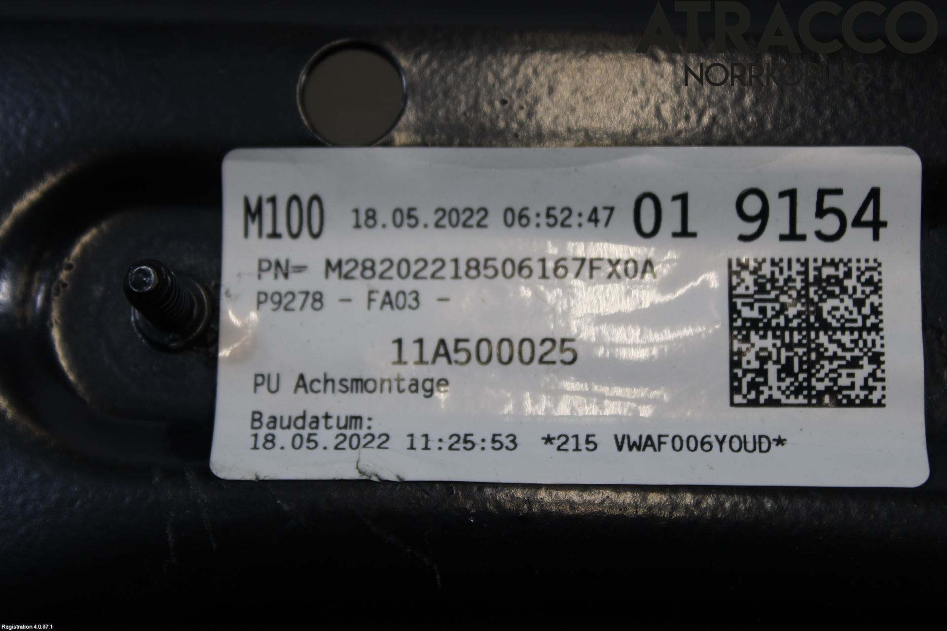 Volkswagen VW ID.5 22- Bakaxelbalk