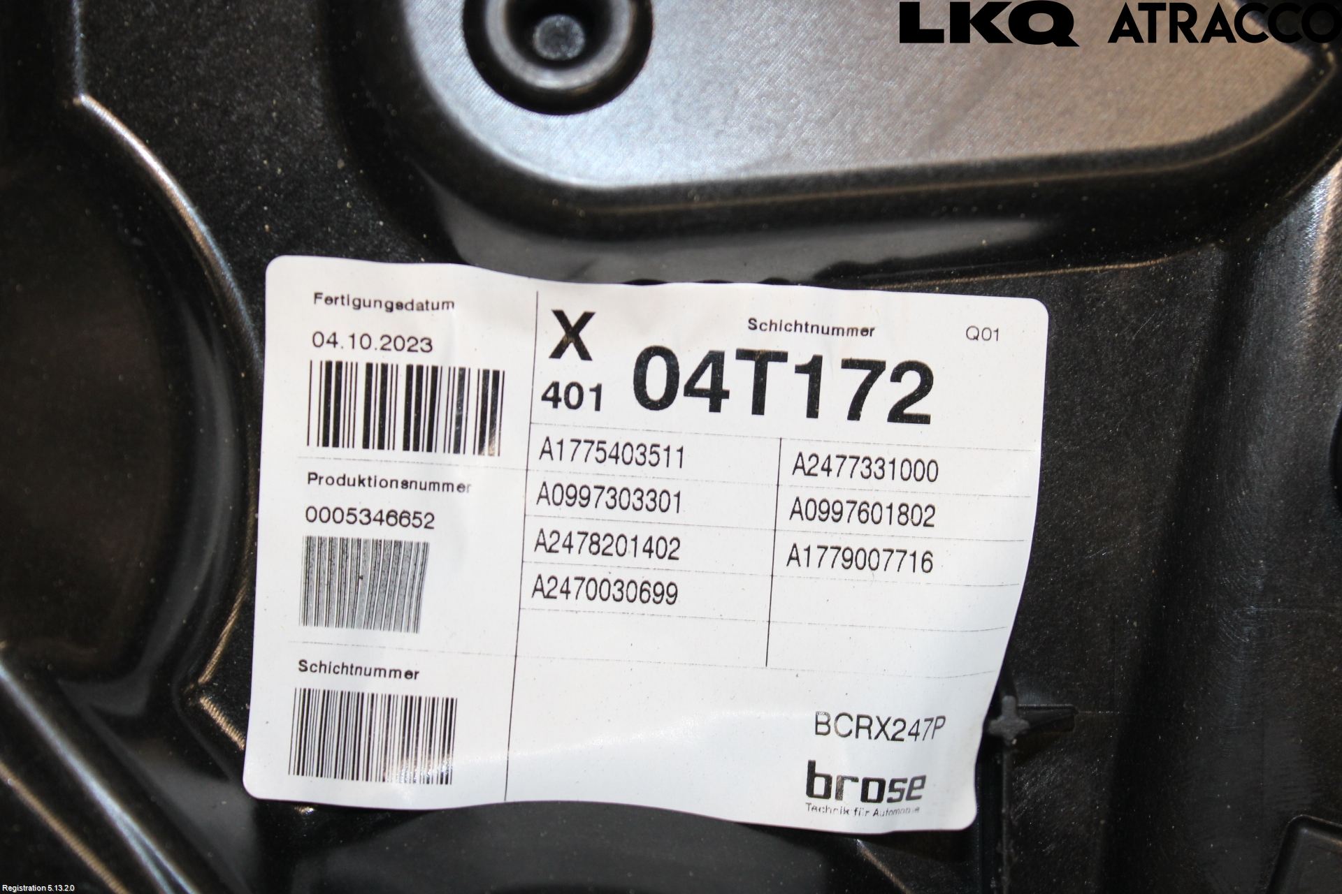 Mercedes-Benz MB EQB (X243) 22- Fönsterhiss El Kompl