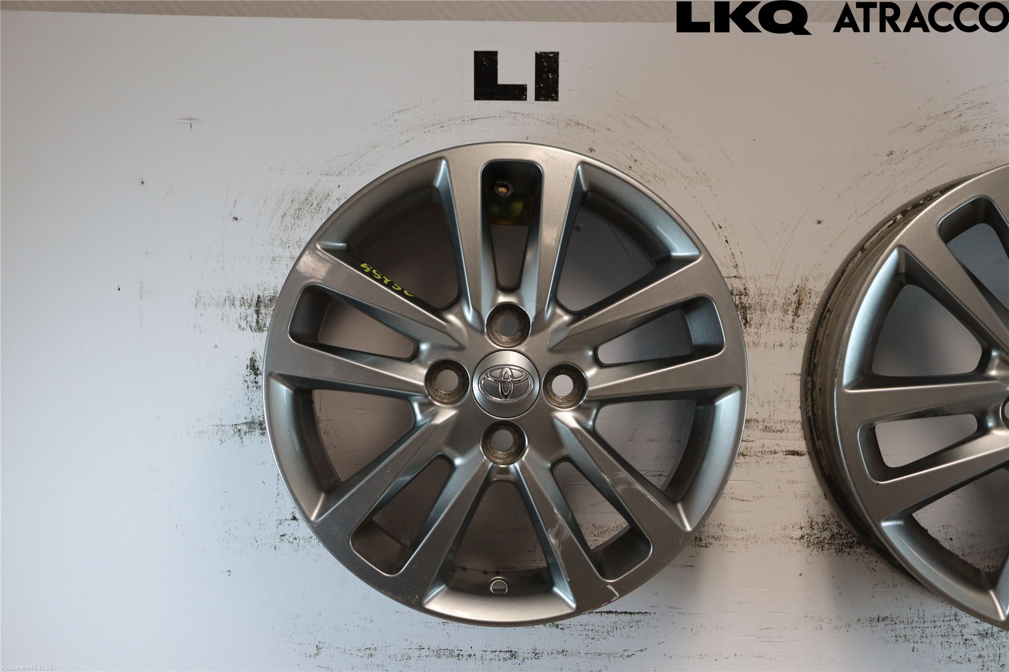 Toyota YARIS XP130 15-20 Fälgsats Aluminium