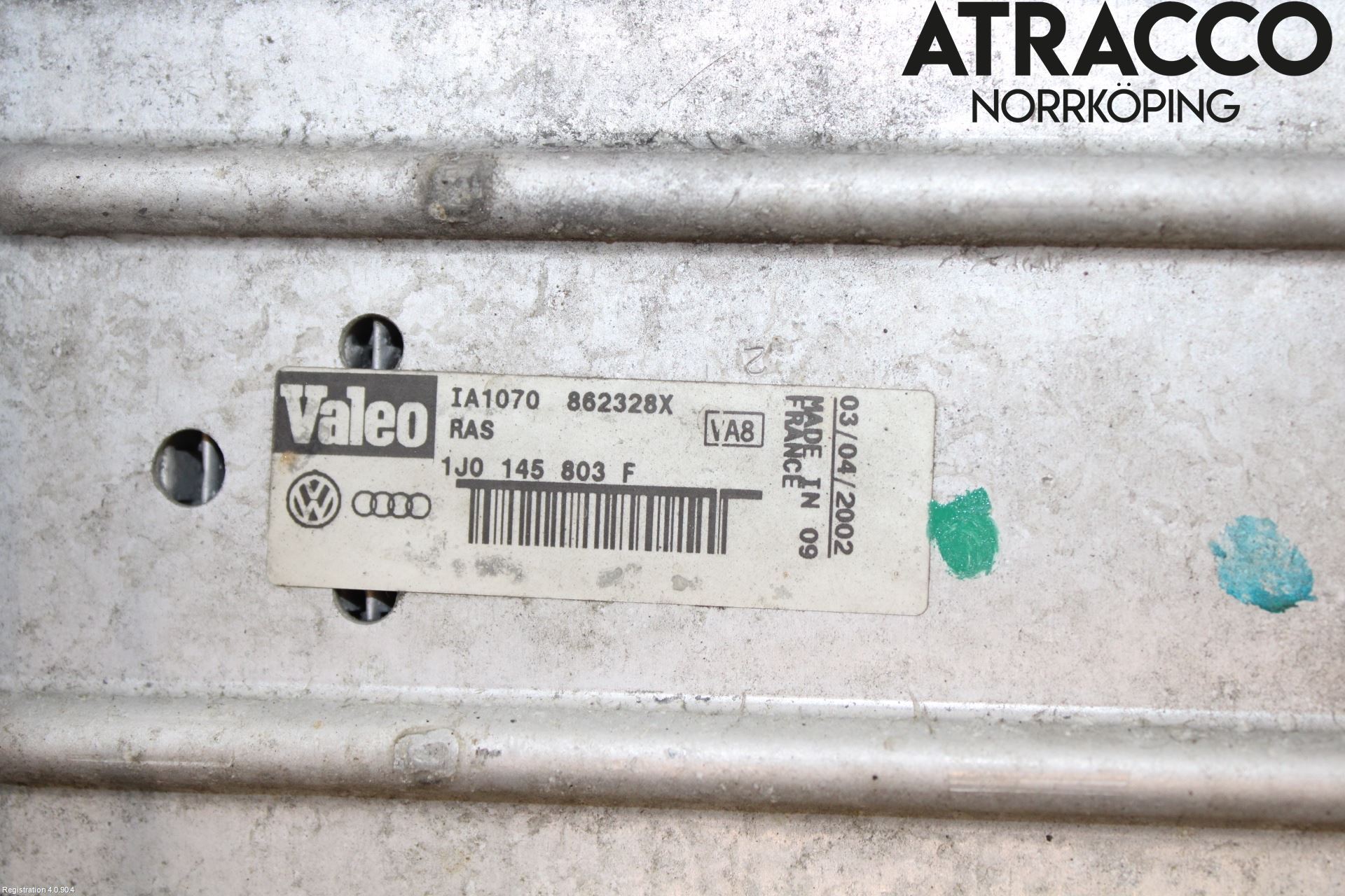 Audi A3/S3     96-03 Laddluft-Intercooler Kyl