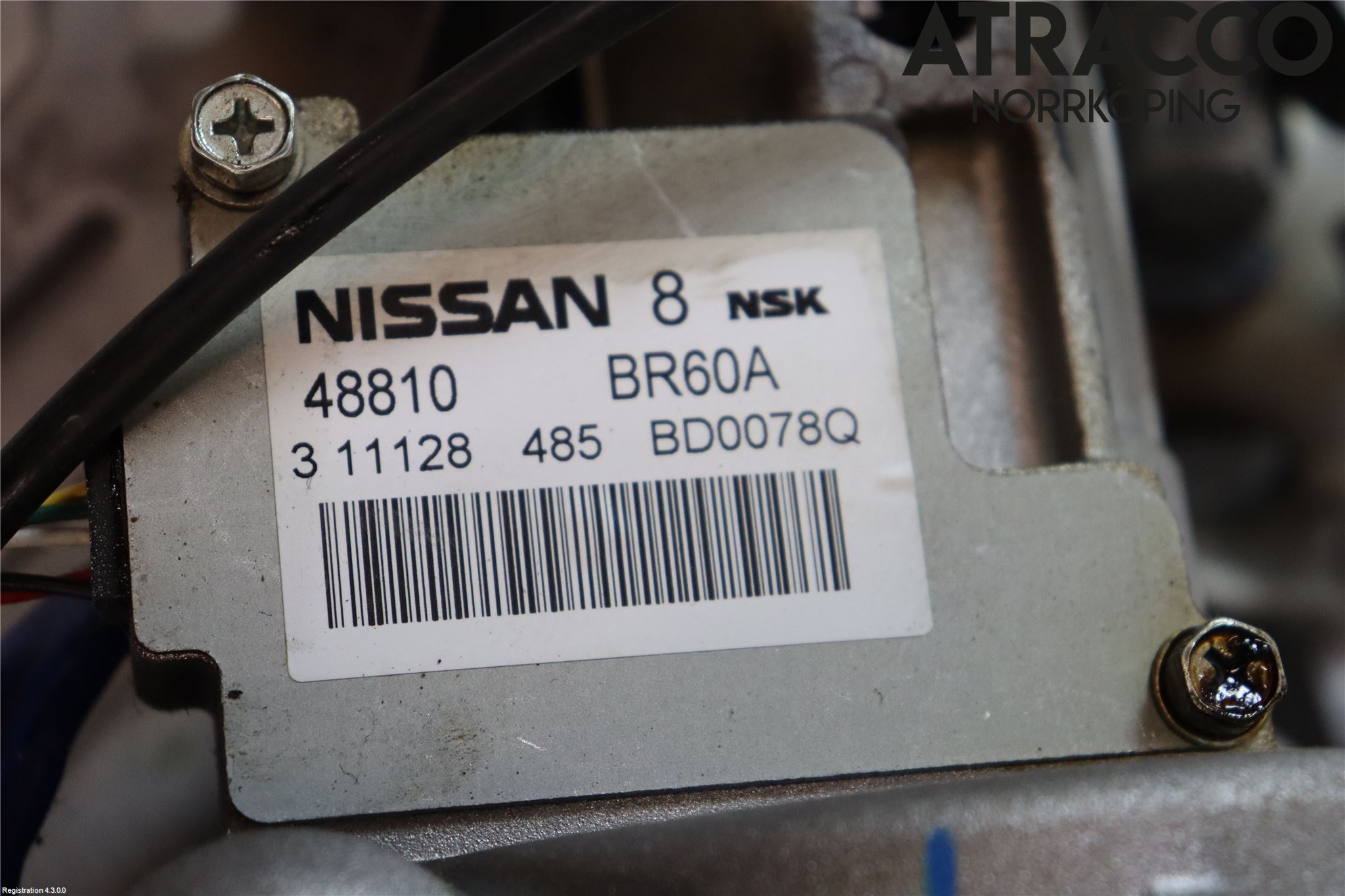 Nissan QASHQAI 10-14 Rattaxelagg Med Inb Servo