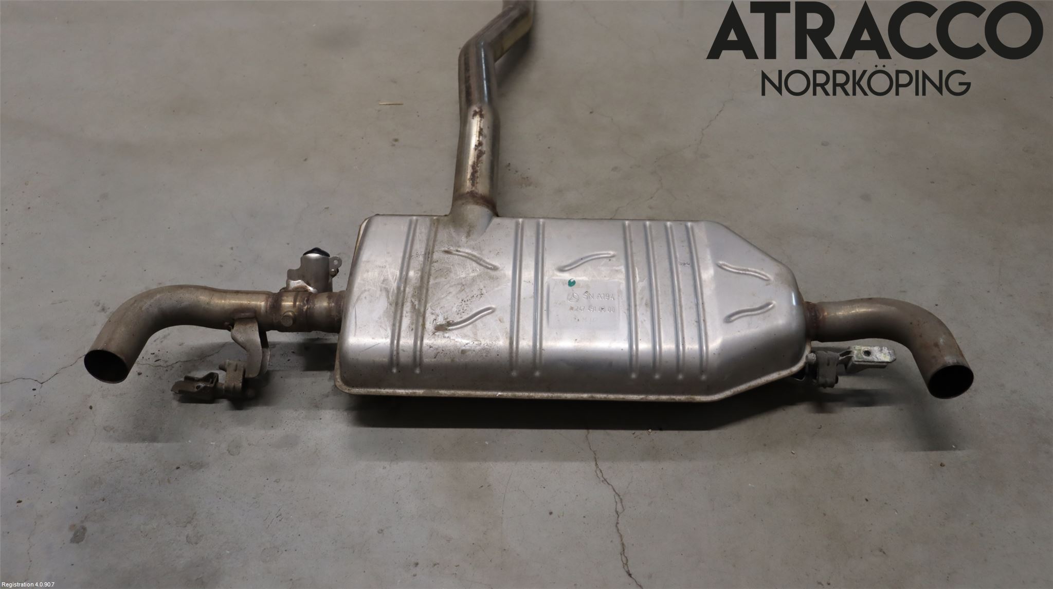 Mercedes-Benz MB A-KLASS (W177) 18- Avgas Bakre Dämpare