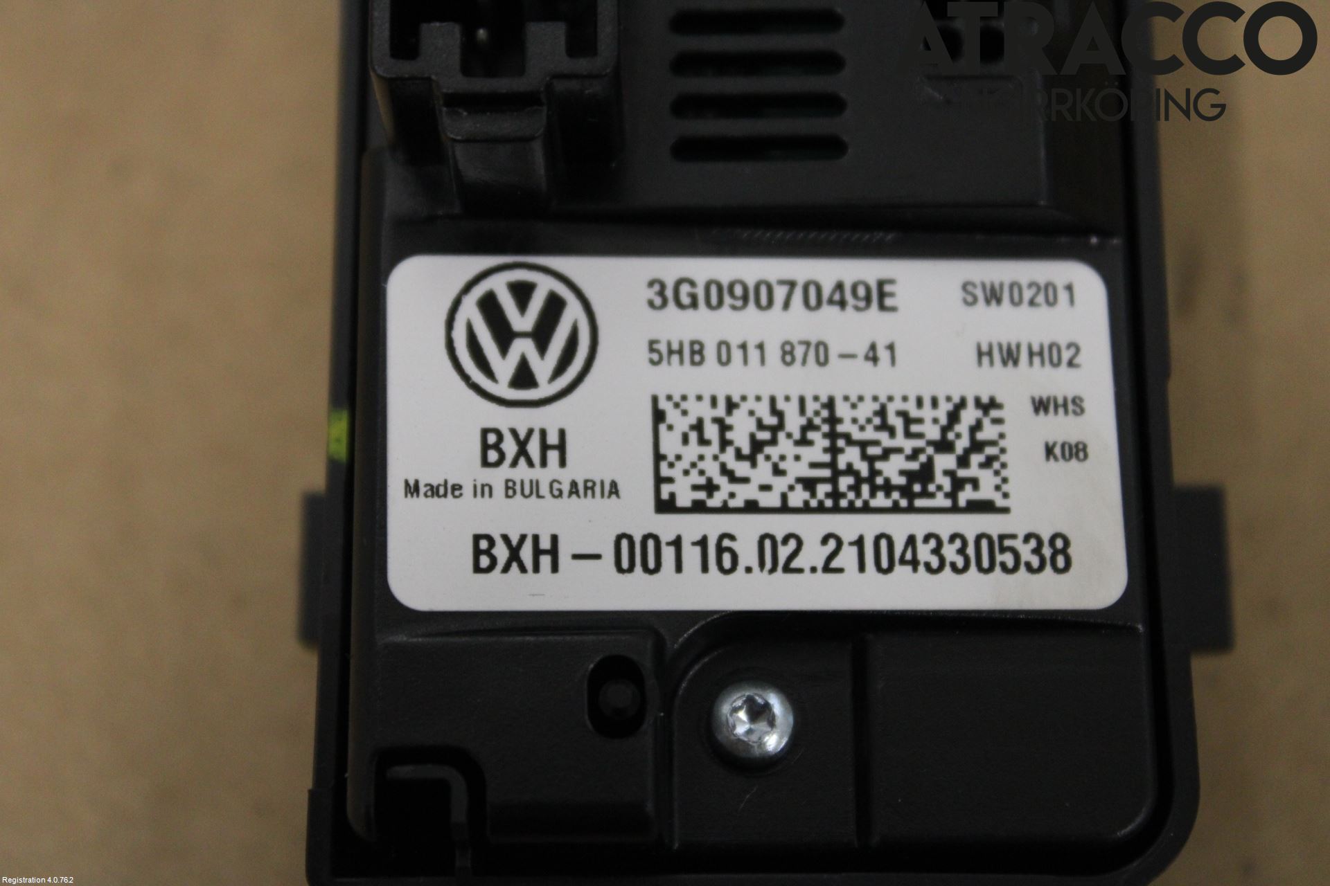 Volkswagen VW ARTEON 17- Värmereglage