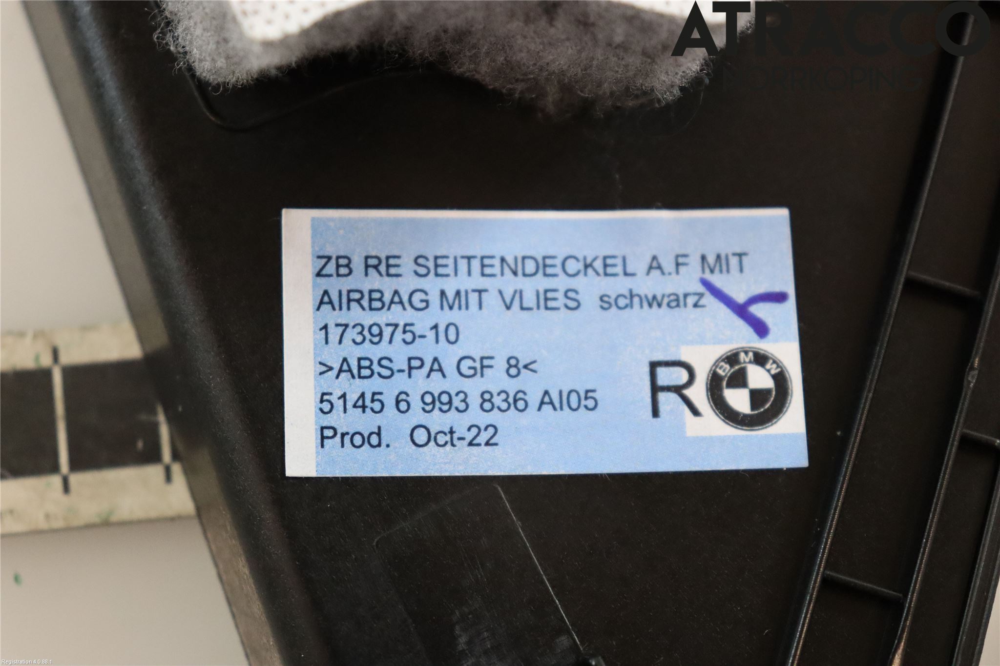 BMW 5 G30/G31/F90 17-23 Instrumentbräda Inlägg-Dekorlist