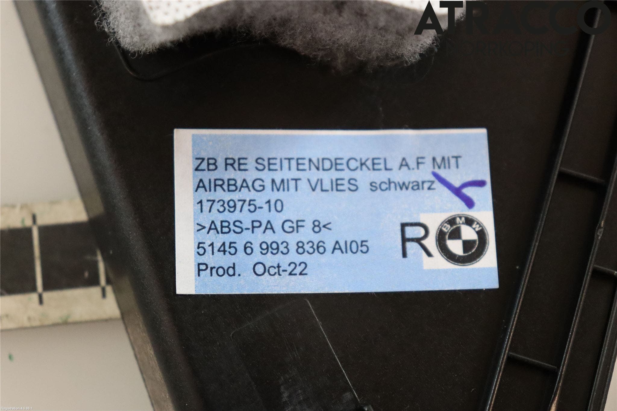 BMW 5 G30/G31/F90 17-23 Instrumentbräda Inlägg-Dekorlist