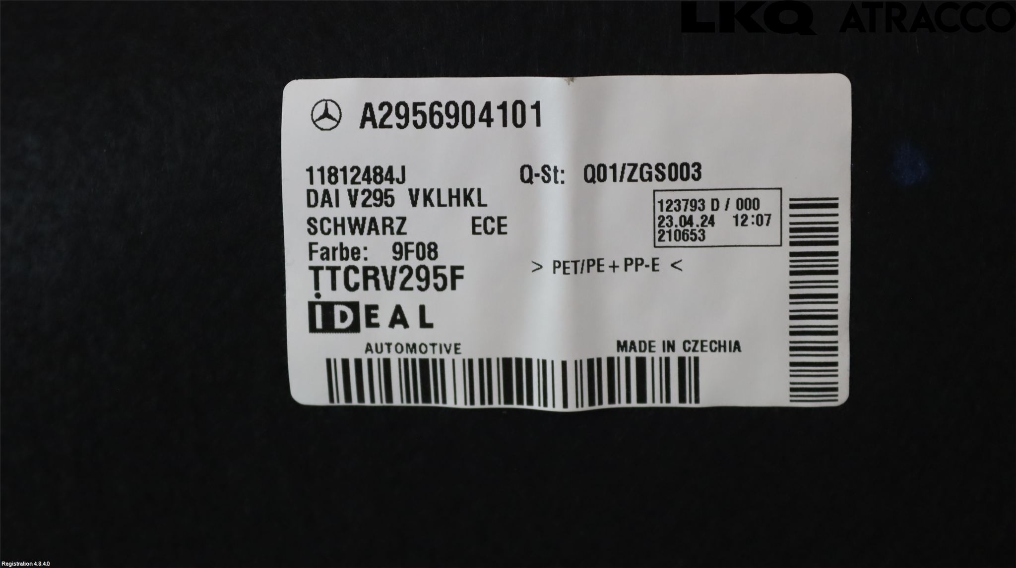 Mercedes-Benz MB EQE (V295) 22- Inredning Bakluckeklädsel