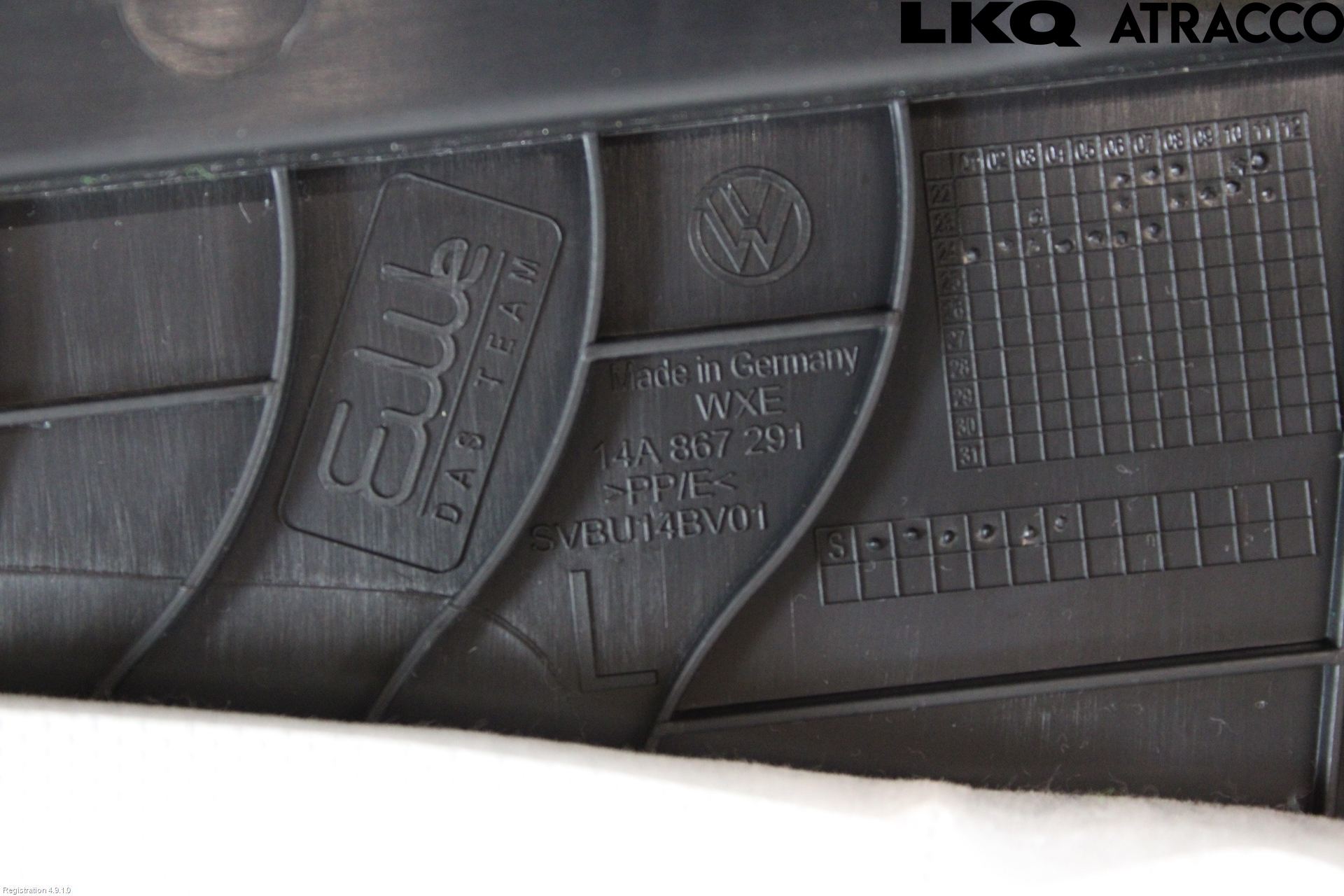 Volkswagen VW ID.7/TOURER 24- Inr Plastd A-B-C Stolpe