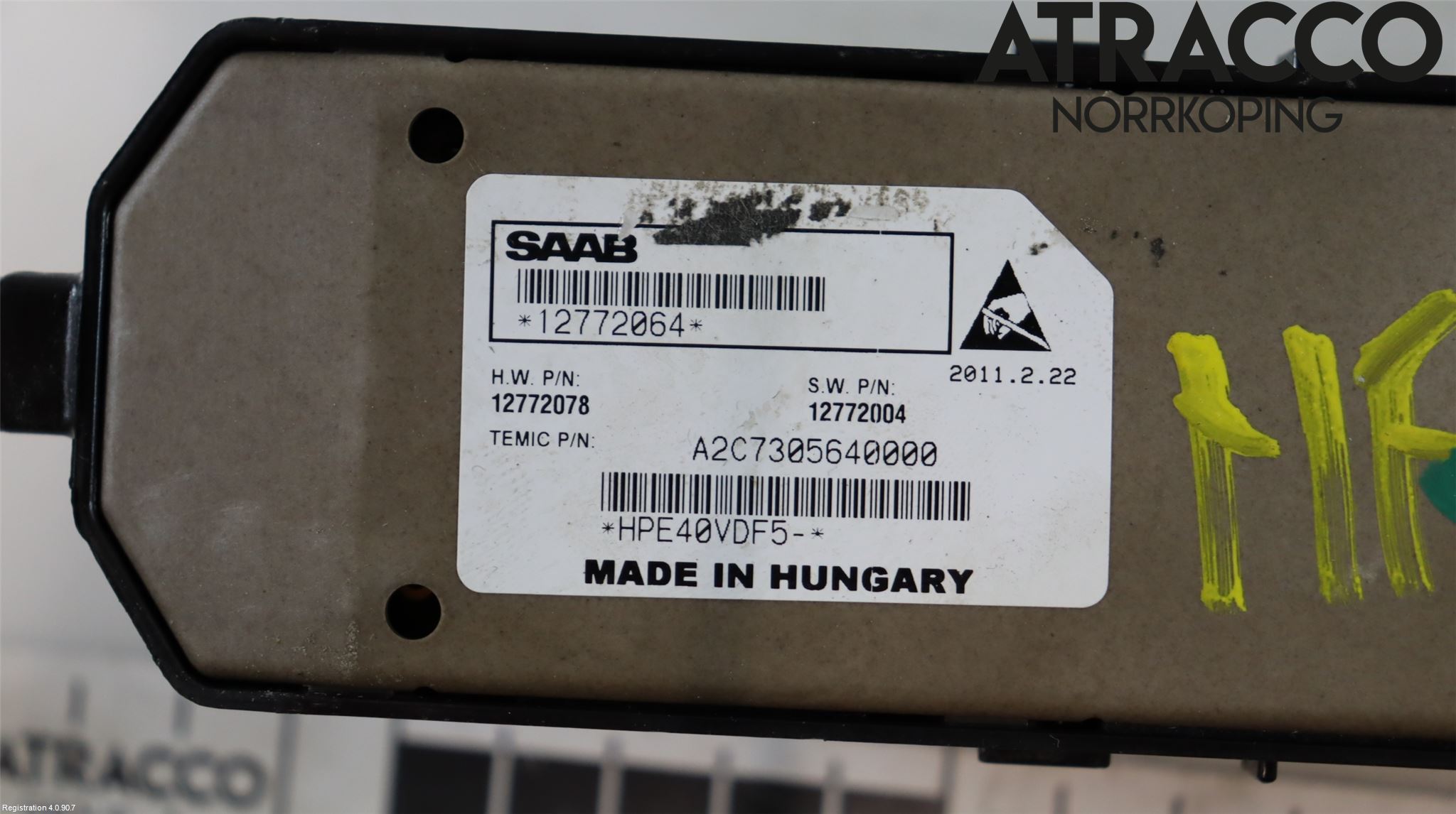 Saab 9-3 VER2/VER3 08-15 Strömställare Elhiss