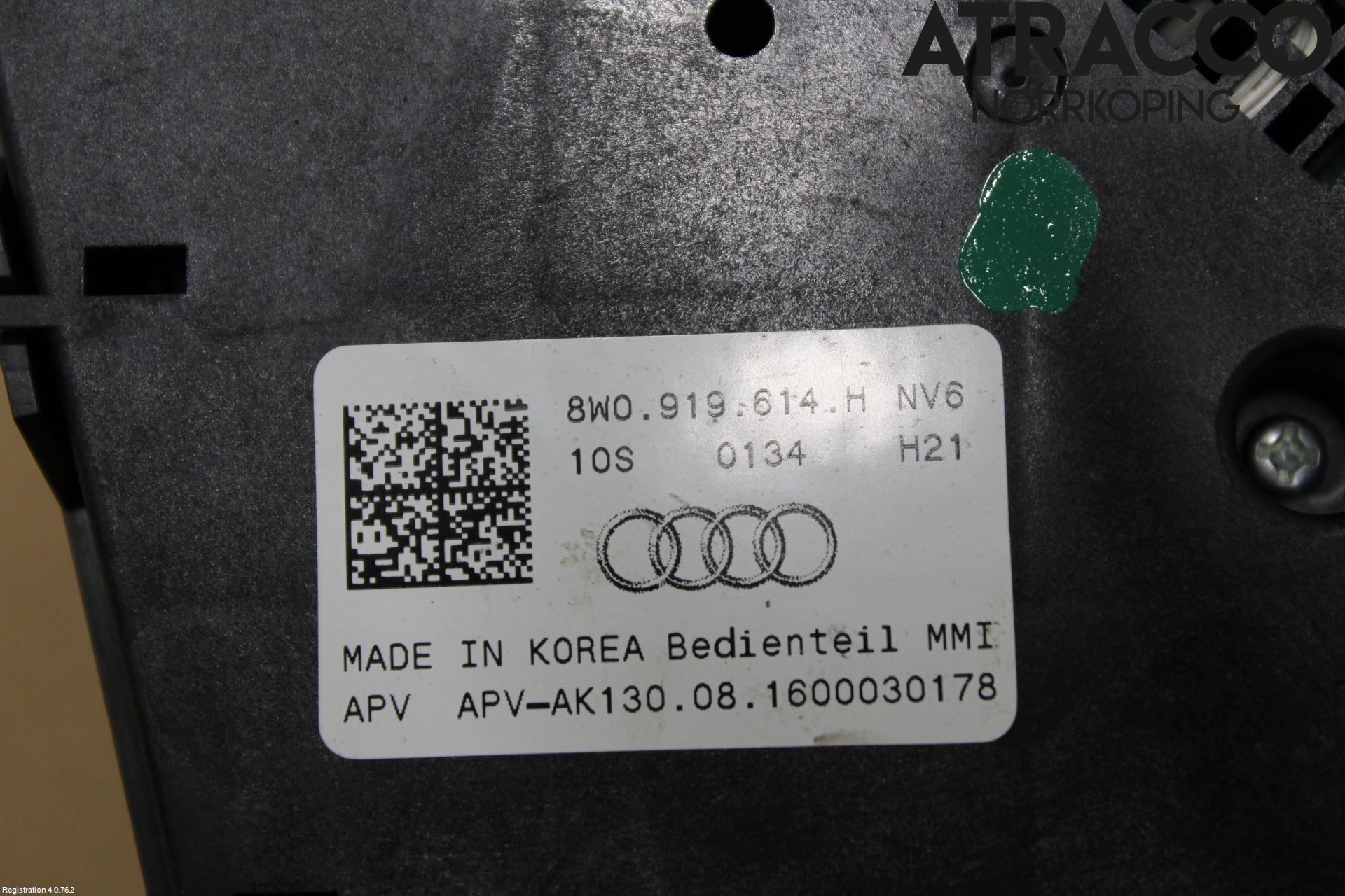 Audi A4/S4 B9 16-19 Strömställare Multifunktion