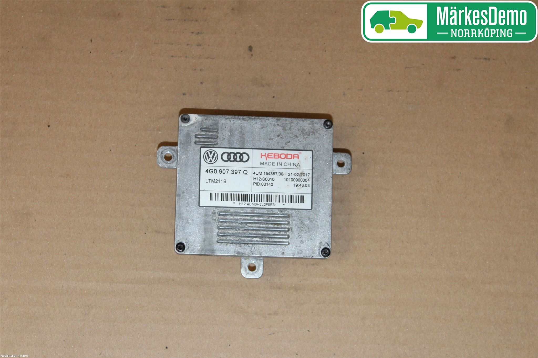 Audi A6/S6 4G 11-18 Styrenhet Strålkastare