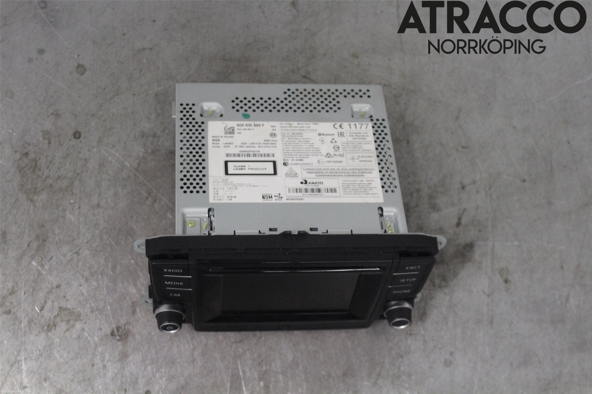 Volkswagen VW POLO 10-17 Cd Radio - Multimediapanel