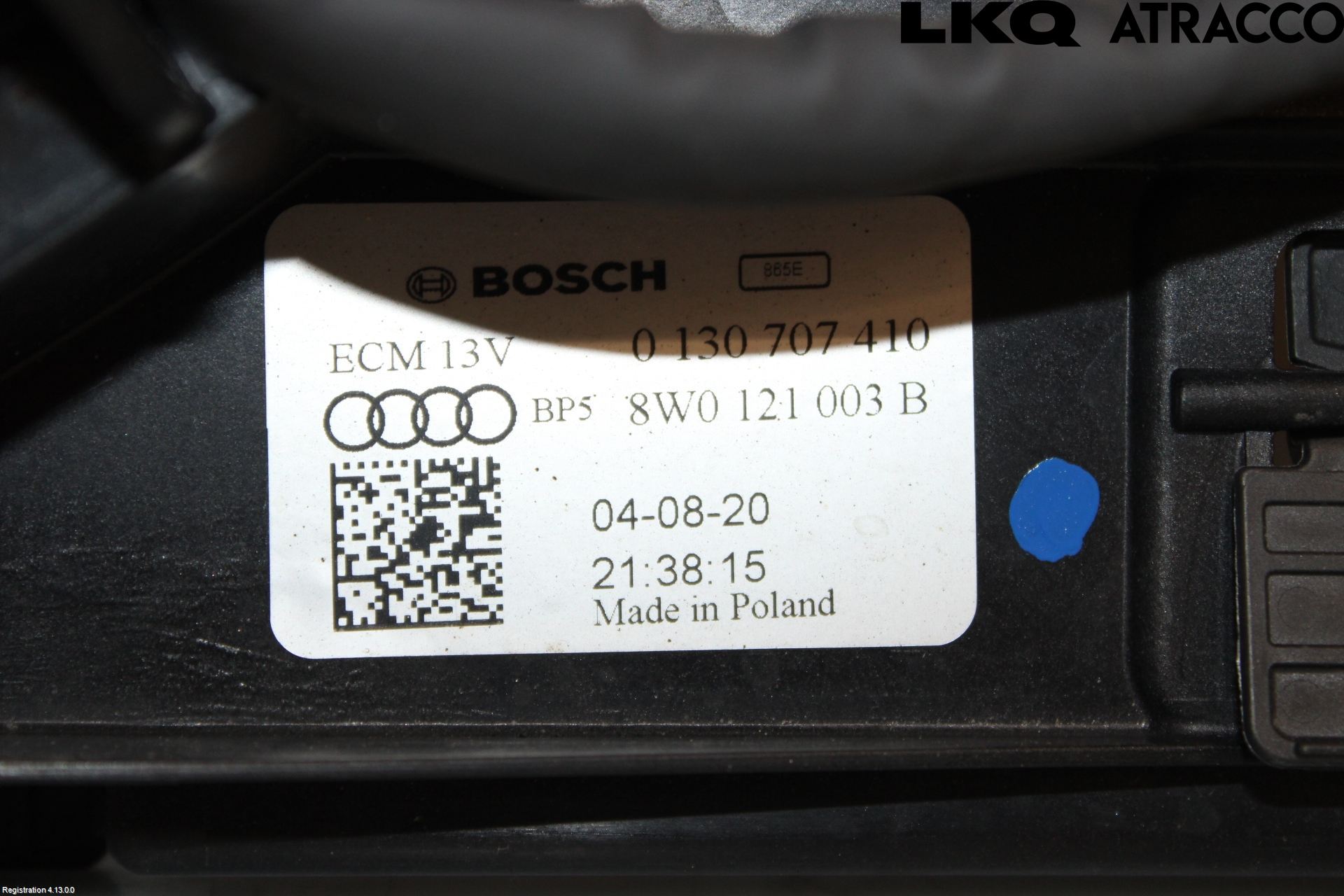 Audi E-TRON, S GE 19- Kylfläkt El