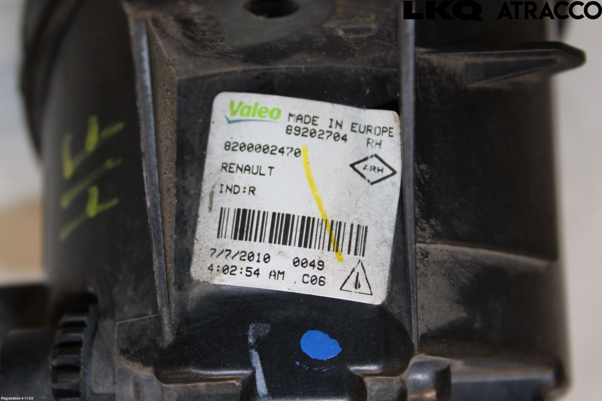 Renault CLIO III  09-12 Dimljus-Varselljus Fram