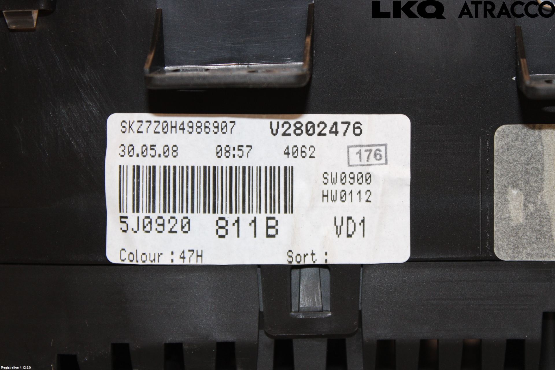 Skoda ROOMSTER Instrument Komb