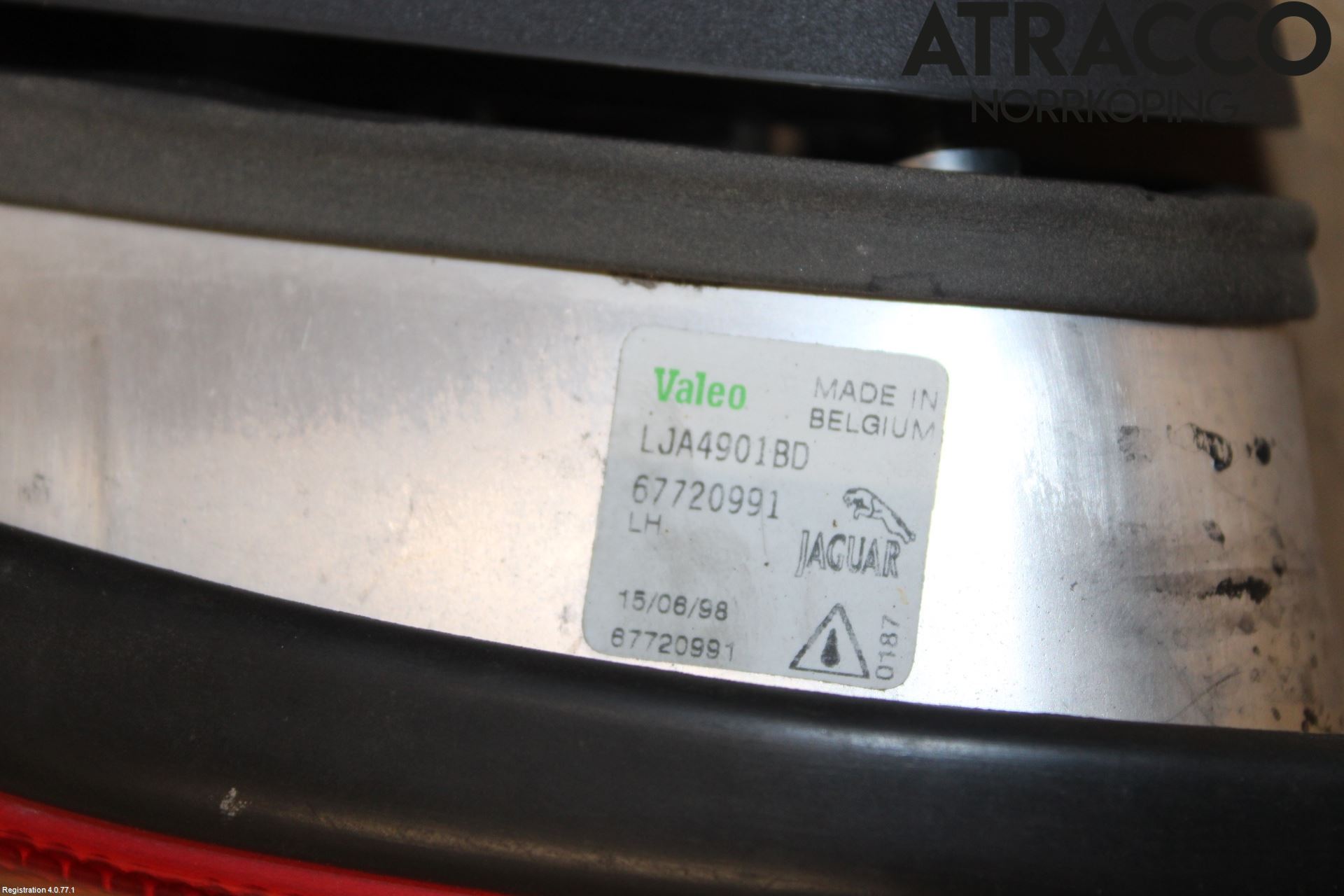 Jaguar XK8/XKR   96-06 Bakljus Vänster