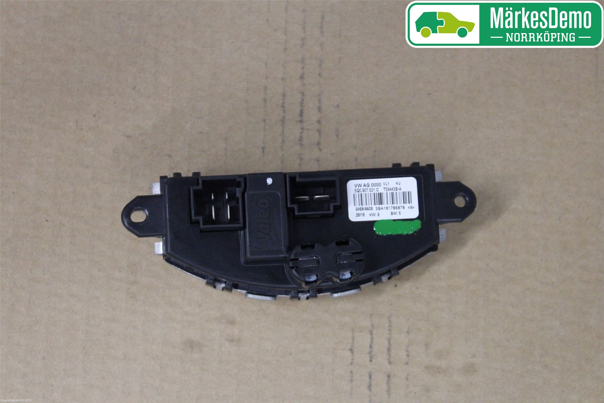 Audi A3/S3 8V 13-20 Värmefläktsmotstånd