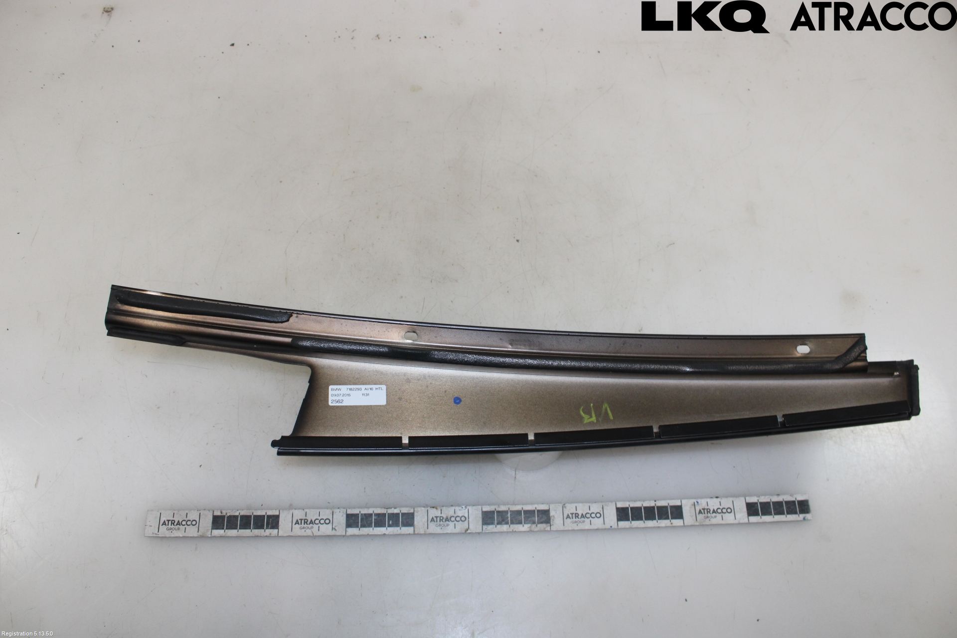 BMW 5 F10/F11/F18 09-17 Dörr Dekorlist Bak Vä