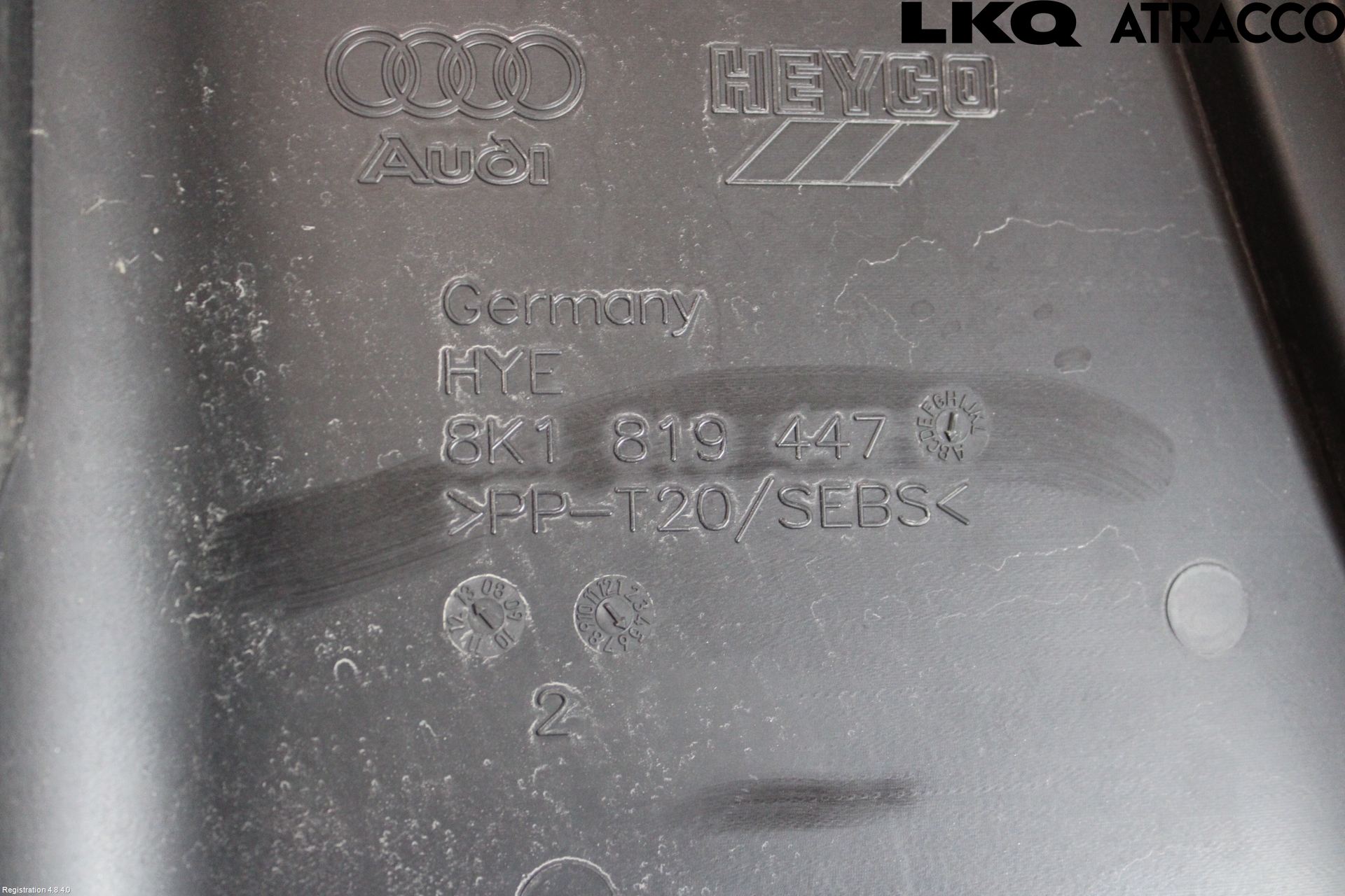 Audi A5 07-16 Torpedplåt-Torpedplast