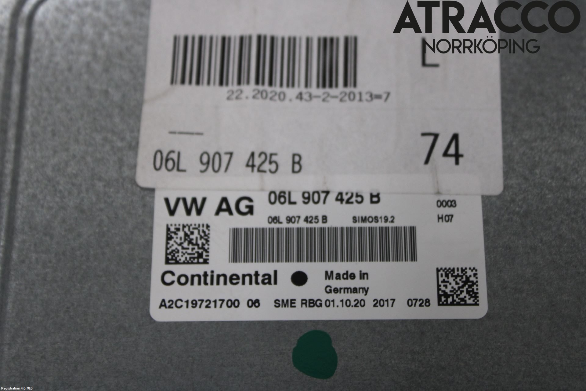 Audi A6 F2/C8 19- Styrenhet Insprut Bensin