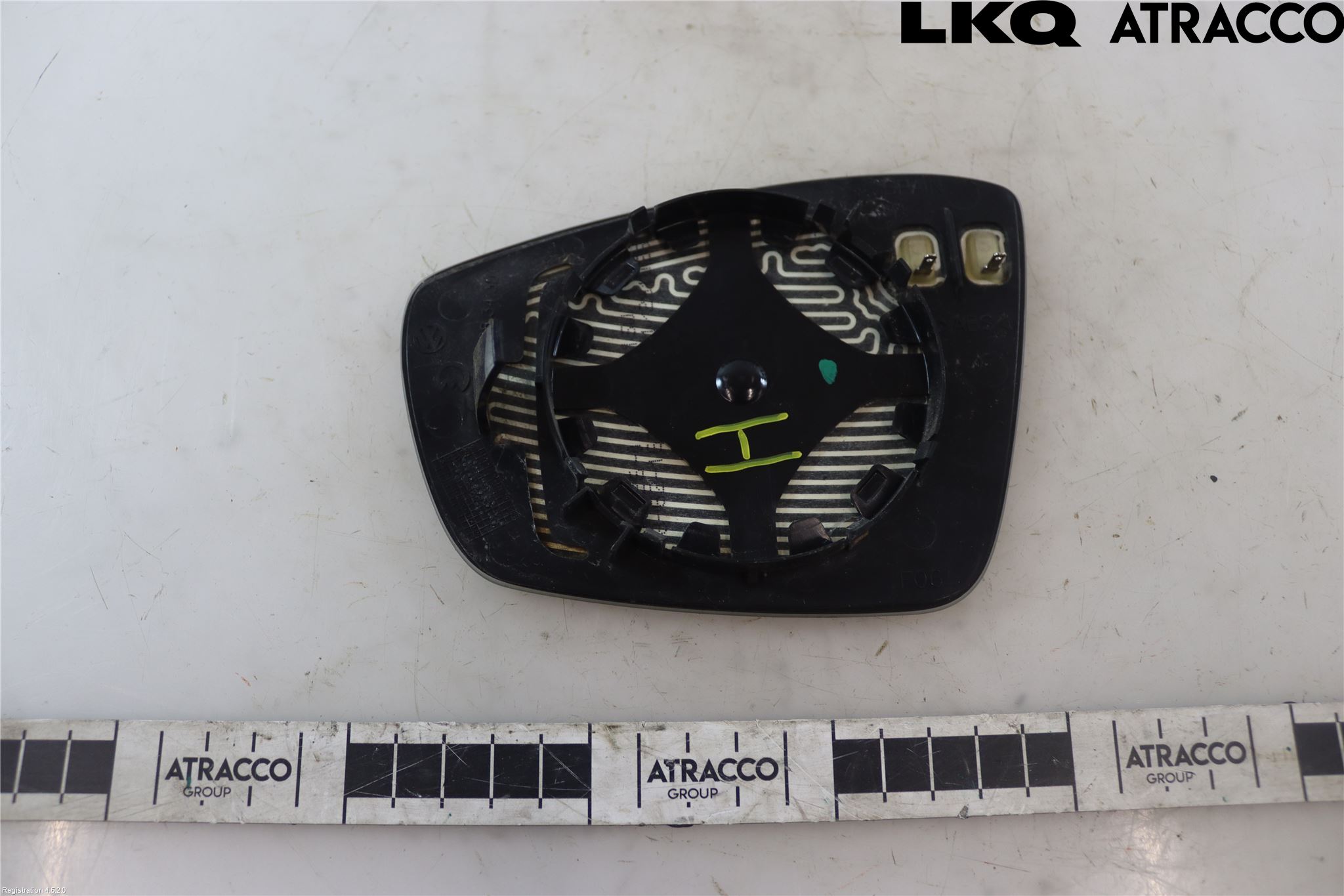 Volkswagen VW POLO 10-17 Spegelglas Hö