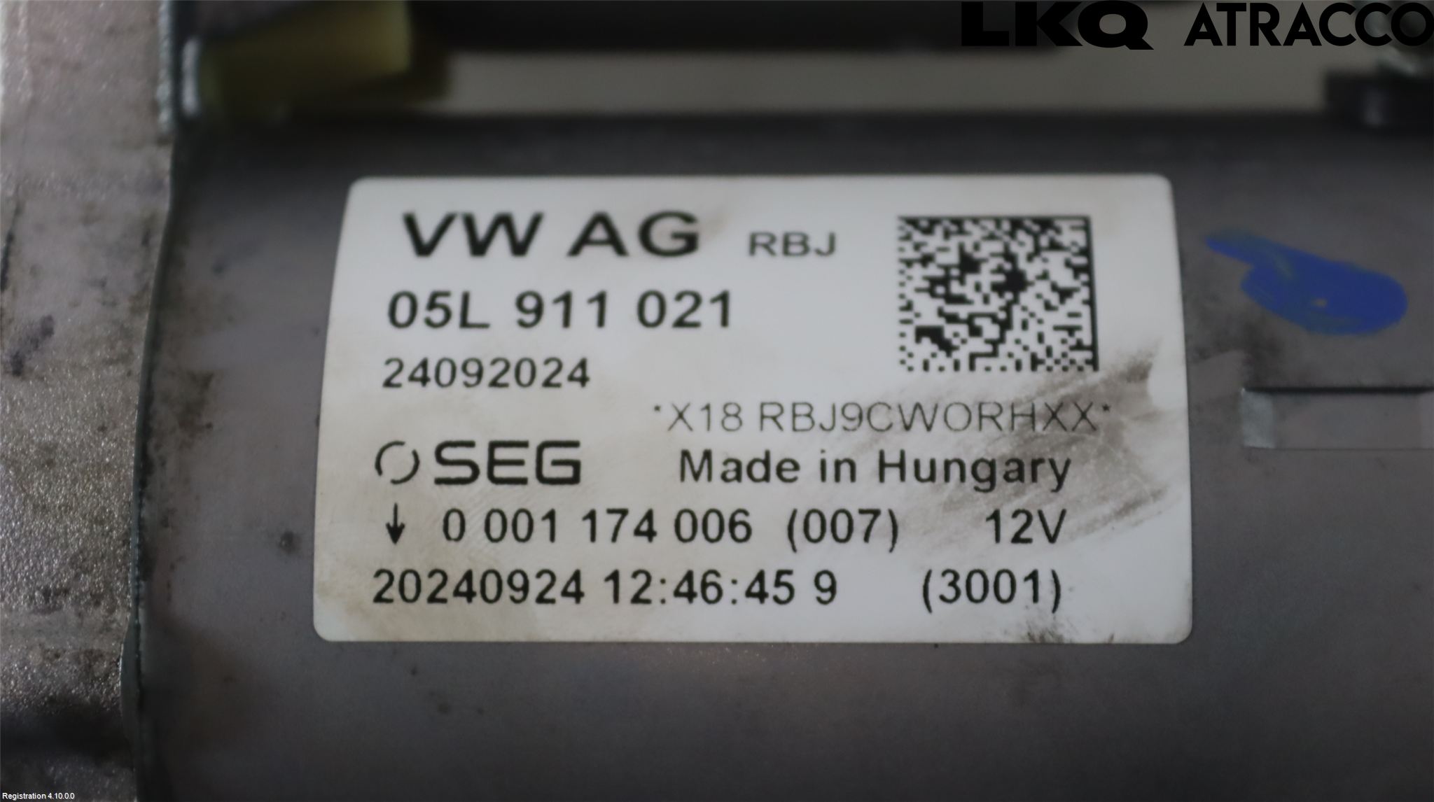 Audi A6 F2/C8 19- Startmotor Diesel