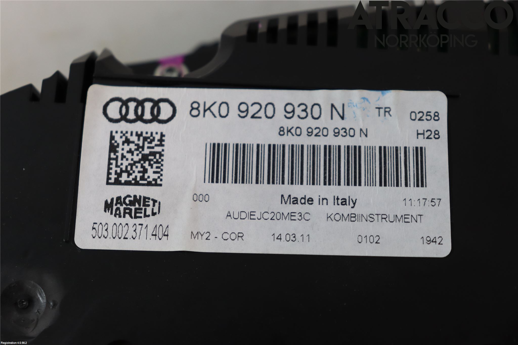 Audi A4/S4 08-11 Instrument Komb
