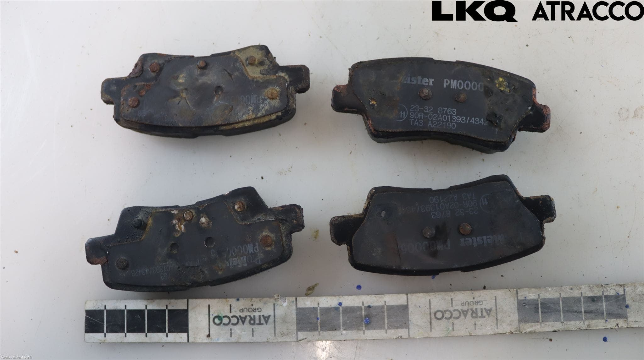 Hyundai i10 BA 14-16 Bromsbelägg Bak