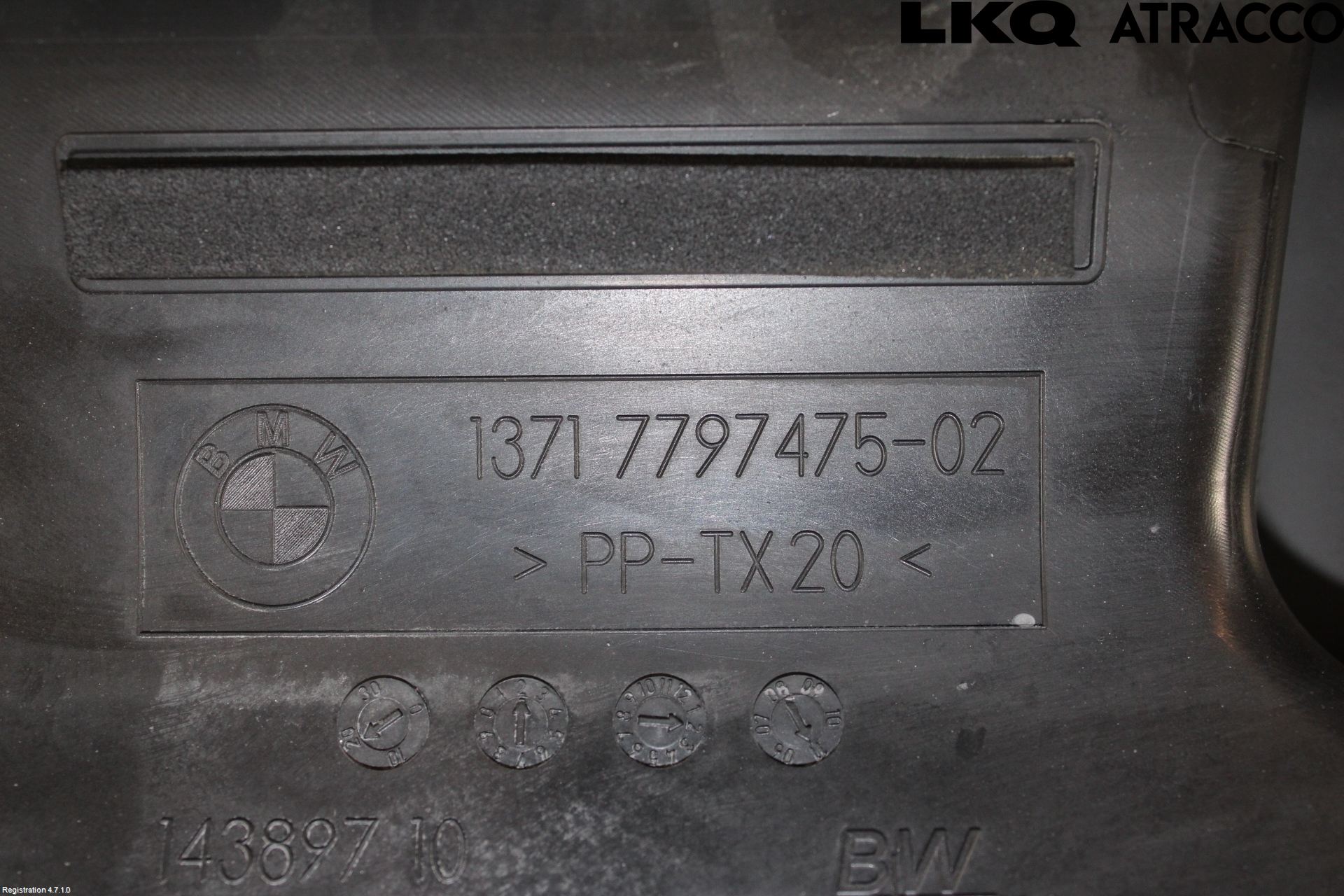 BMW 1 E87/81 5D/3D 03-11 Deflektor Plåt-Plast Kylning