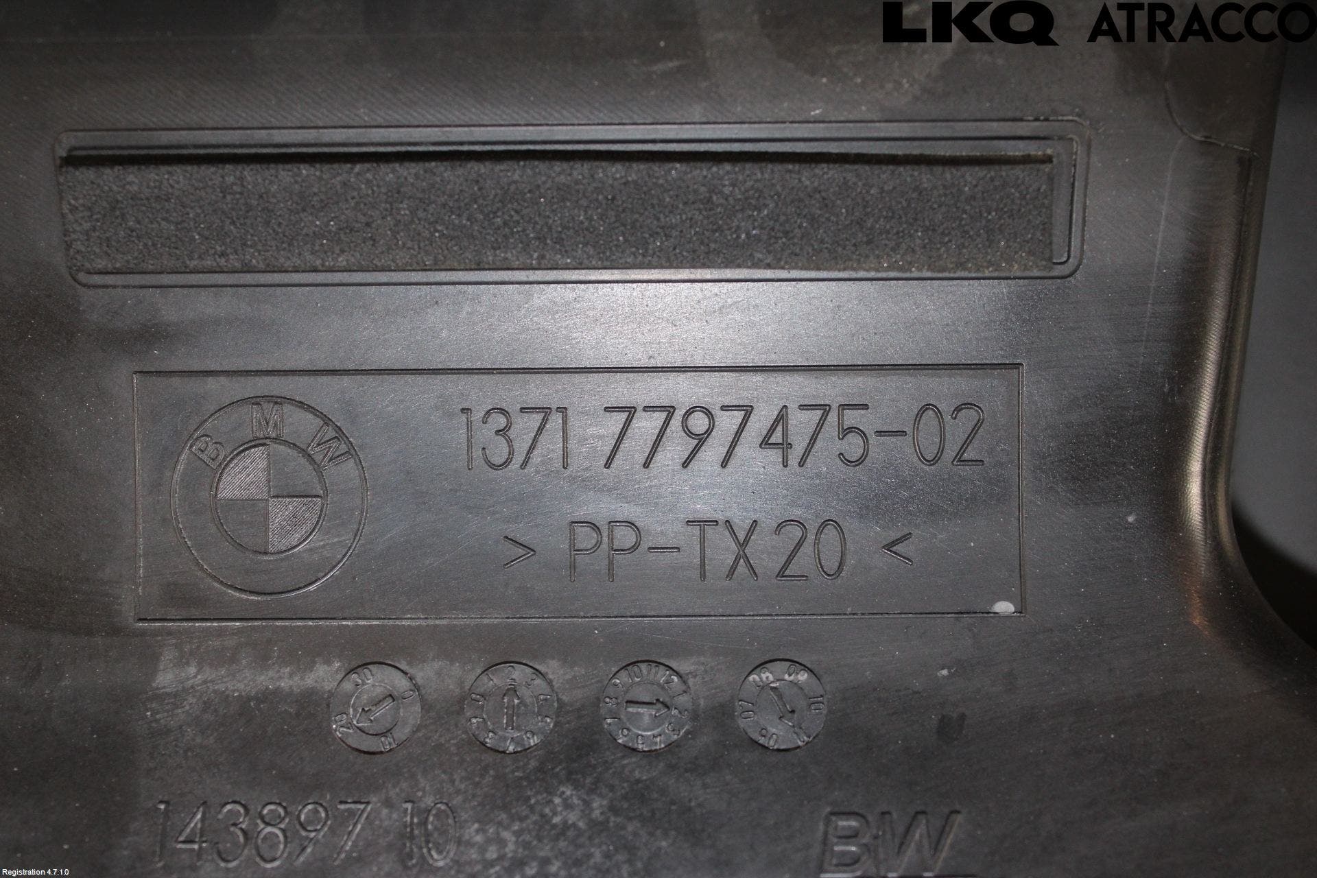 BMW 1 E87/81 5D/3D 03-11 Deflektor Plåt-Plast Kylning