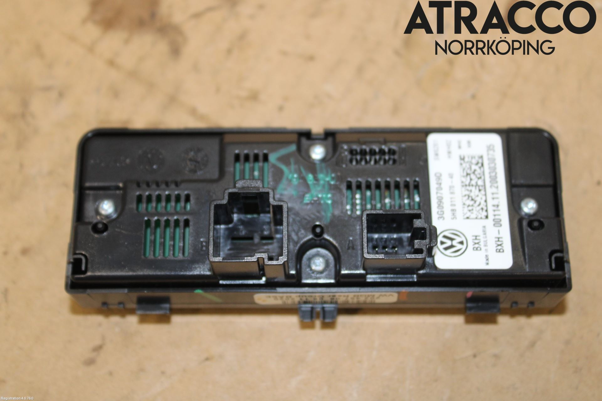 Volkswagen VW GOLF / E-GOLF VIII 20- Värmereglage