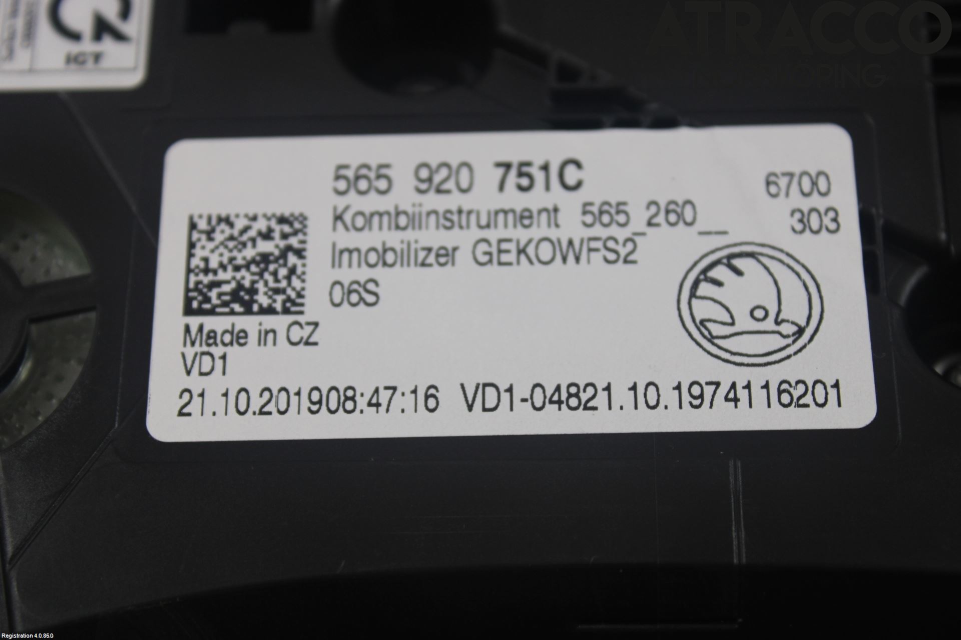 Skoda KODIAQ 17-24 Instrument Komb