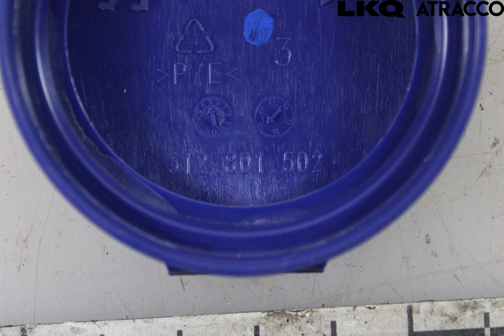 Renault MEGANE III 09-15 Spolartanklock