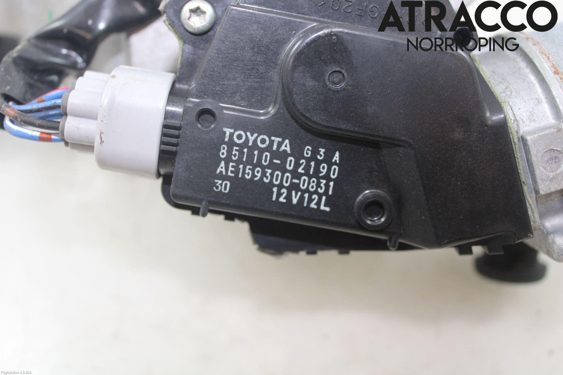 Toyota AURIS 10-12 Torkarmekanism Vindruta
