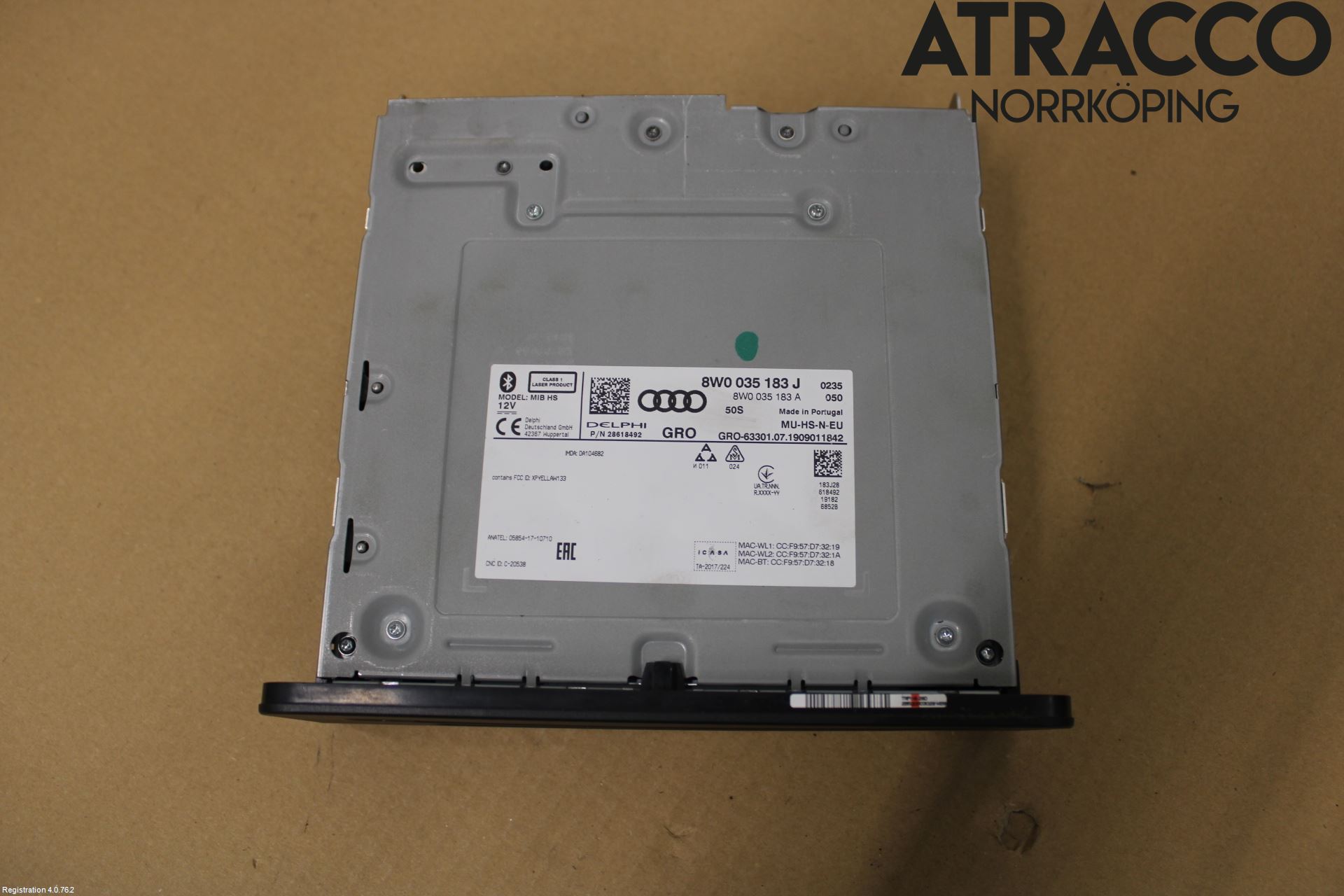 Audi A5 17- Cd Radio - Multimediapanel