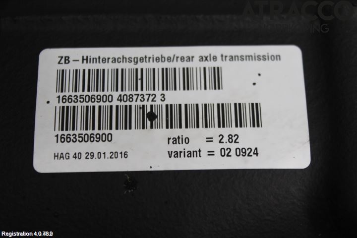 Mercedes-Benz MB ML/GLE-KLASS (W166) 12-18 Bakväxel-Diff