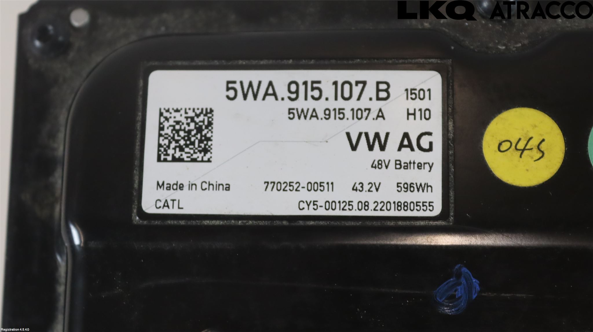 Volkswagen VW GOLF / E-GOLF VIII 20- Batteri Högspänning