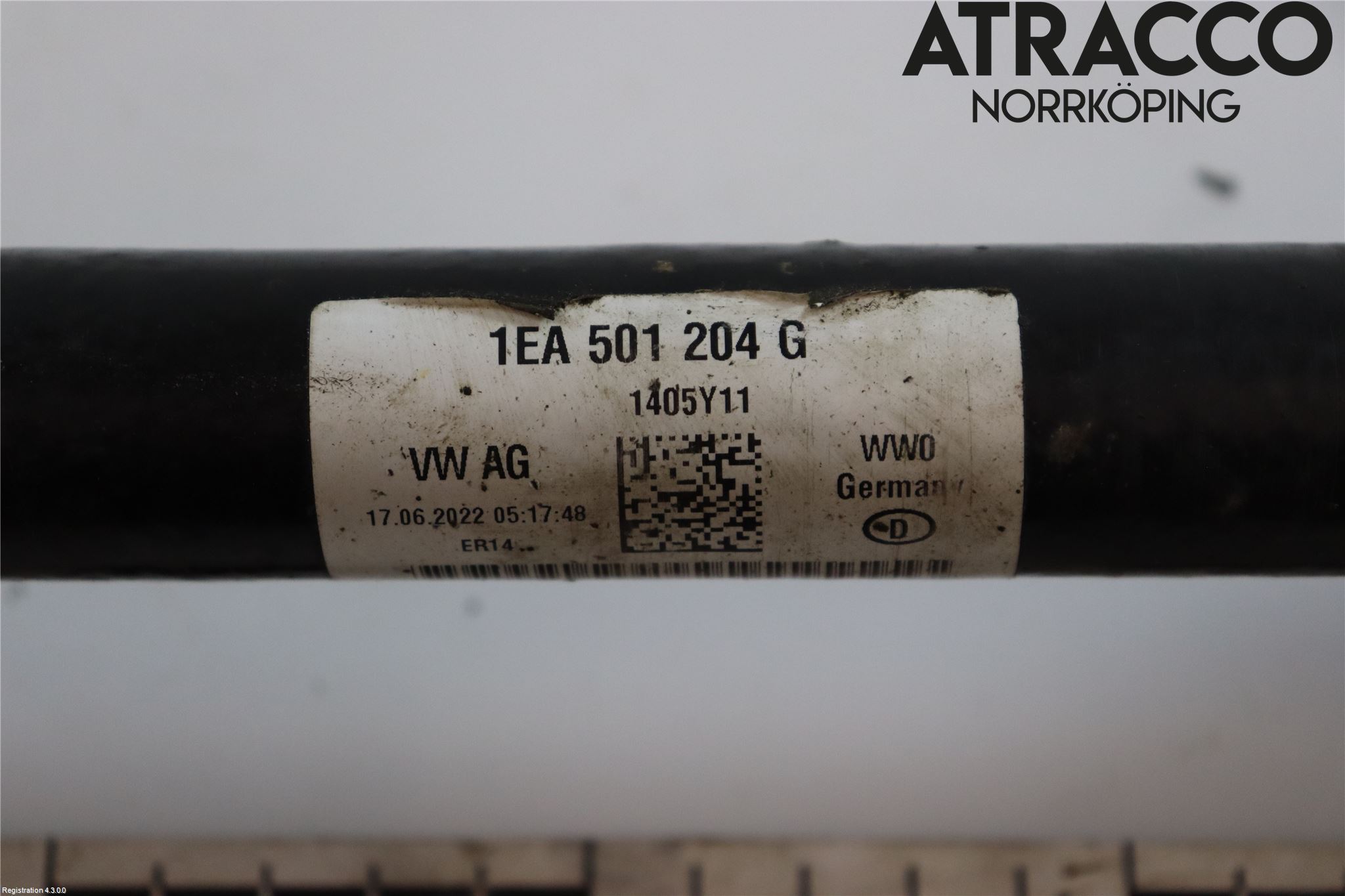 Volkswagen VW ID.3 21- Drivaxel Fram Höger