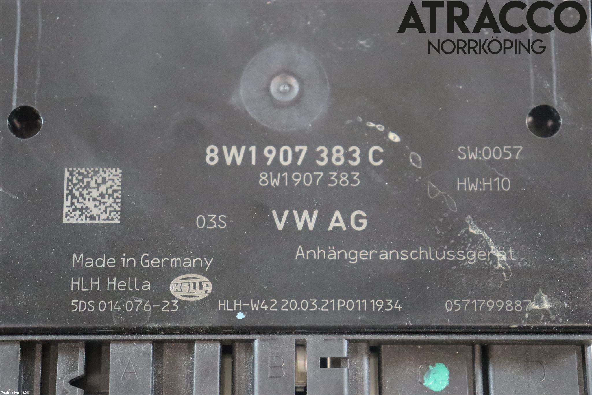 Audi A4/S4 B9 20- Styrenhet Dragkrok