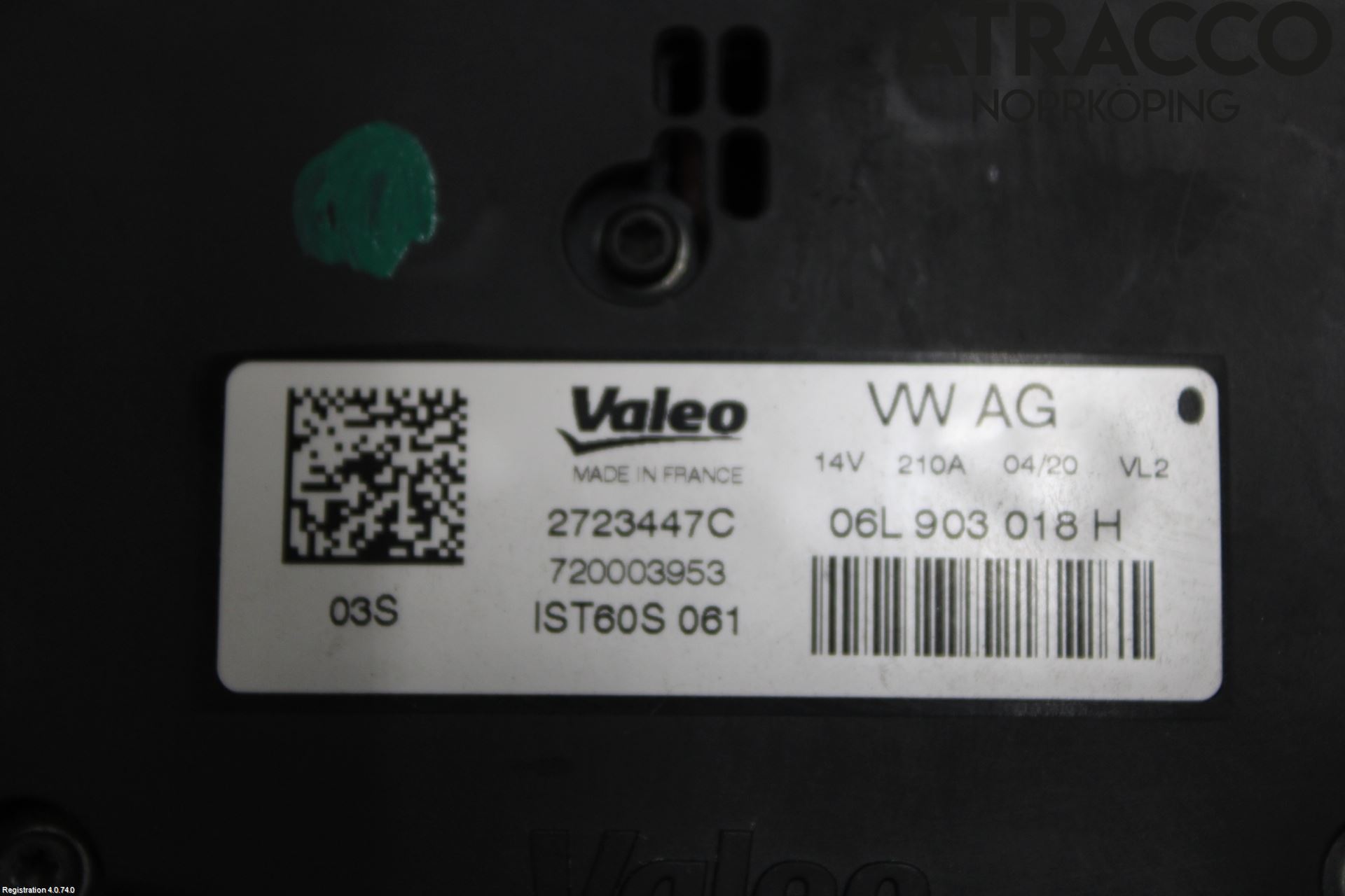 Audi A6 F2/C8 19- Generator