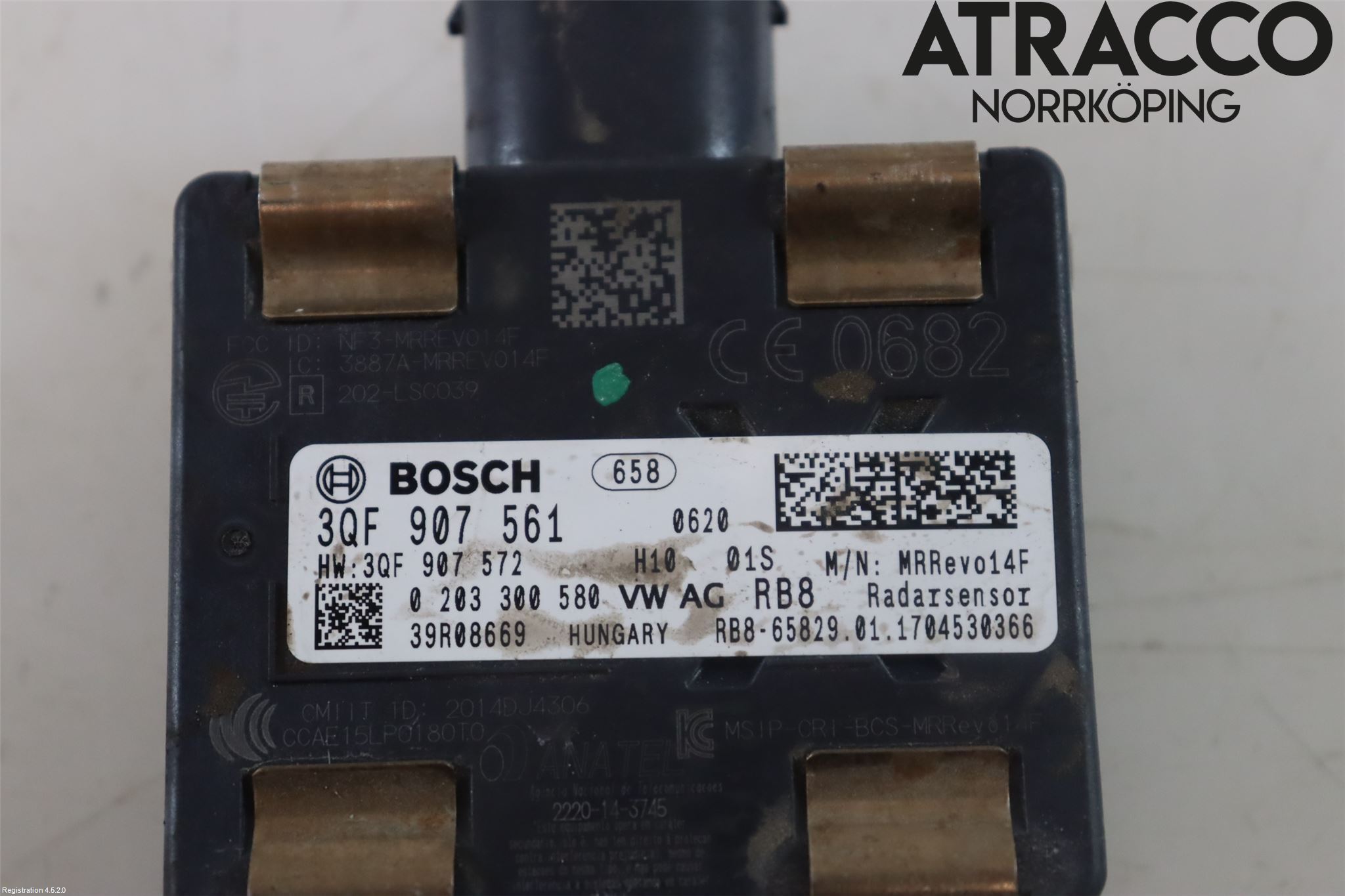 Volkswagen VW GOLF / E-GOLF VII 13-20 Sensor Aktivt Kollisionsskydd