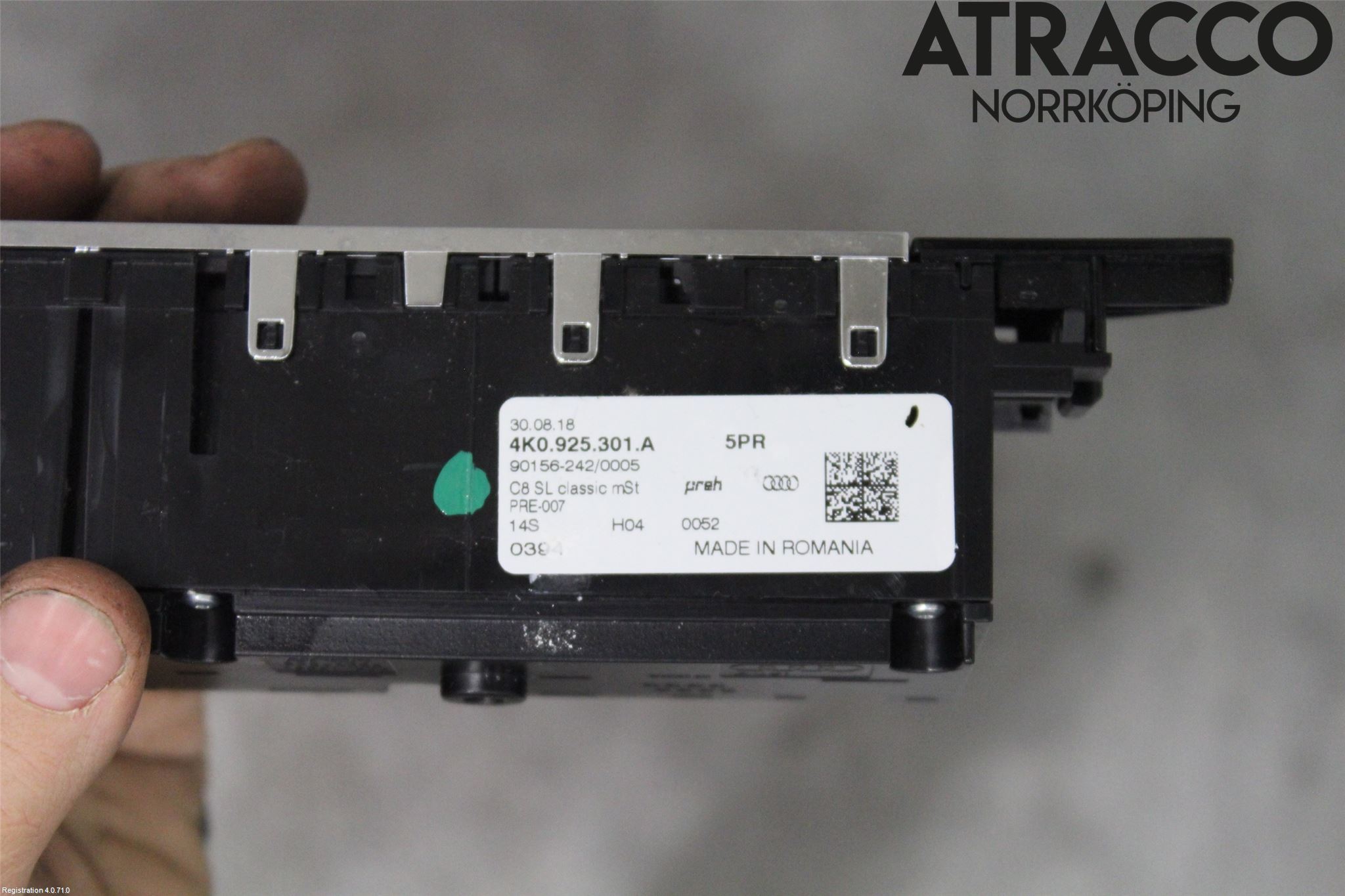 Audi A6 F2/C8 19- Strömställare Multifunktion