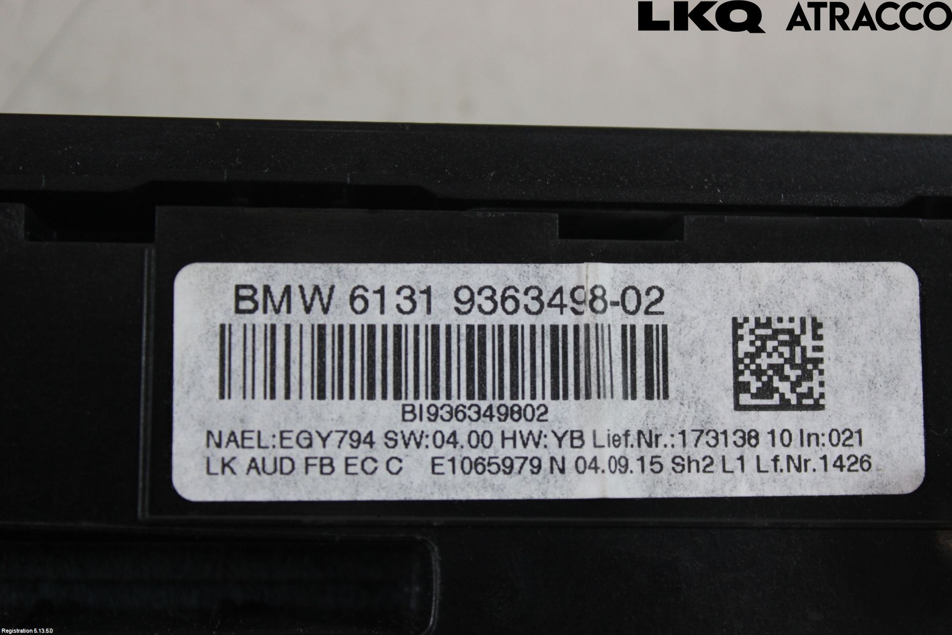 BMW 4 F32/F33/F82/F83 13-20 Värmereglage