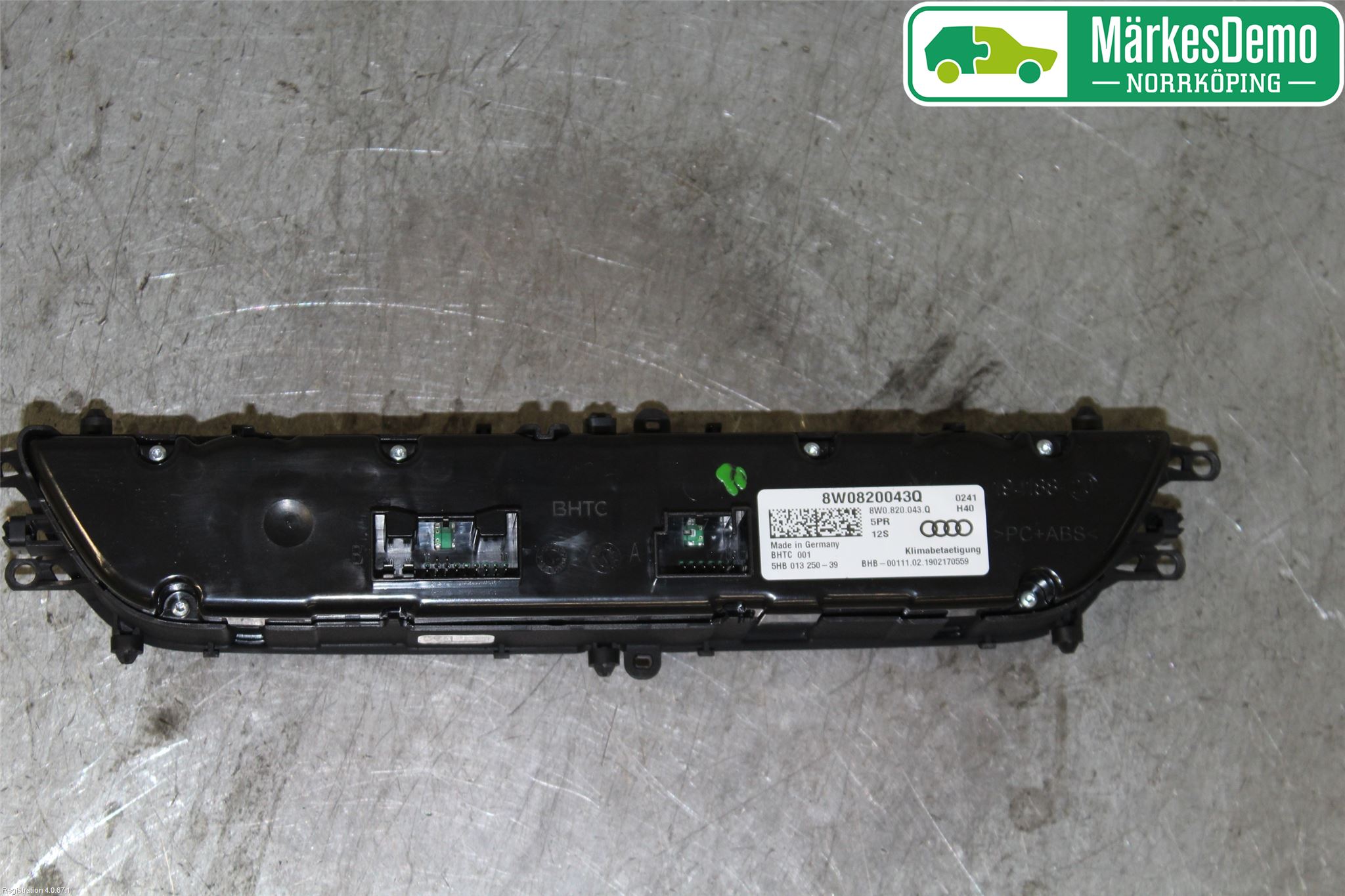 Audi A4/S4 B9 16-19 Värmereglage