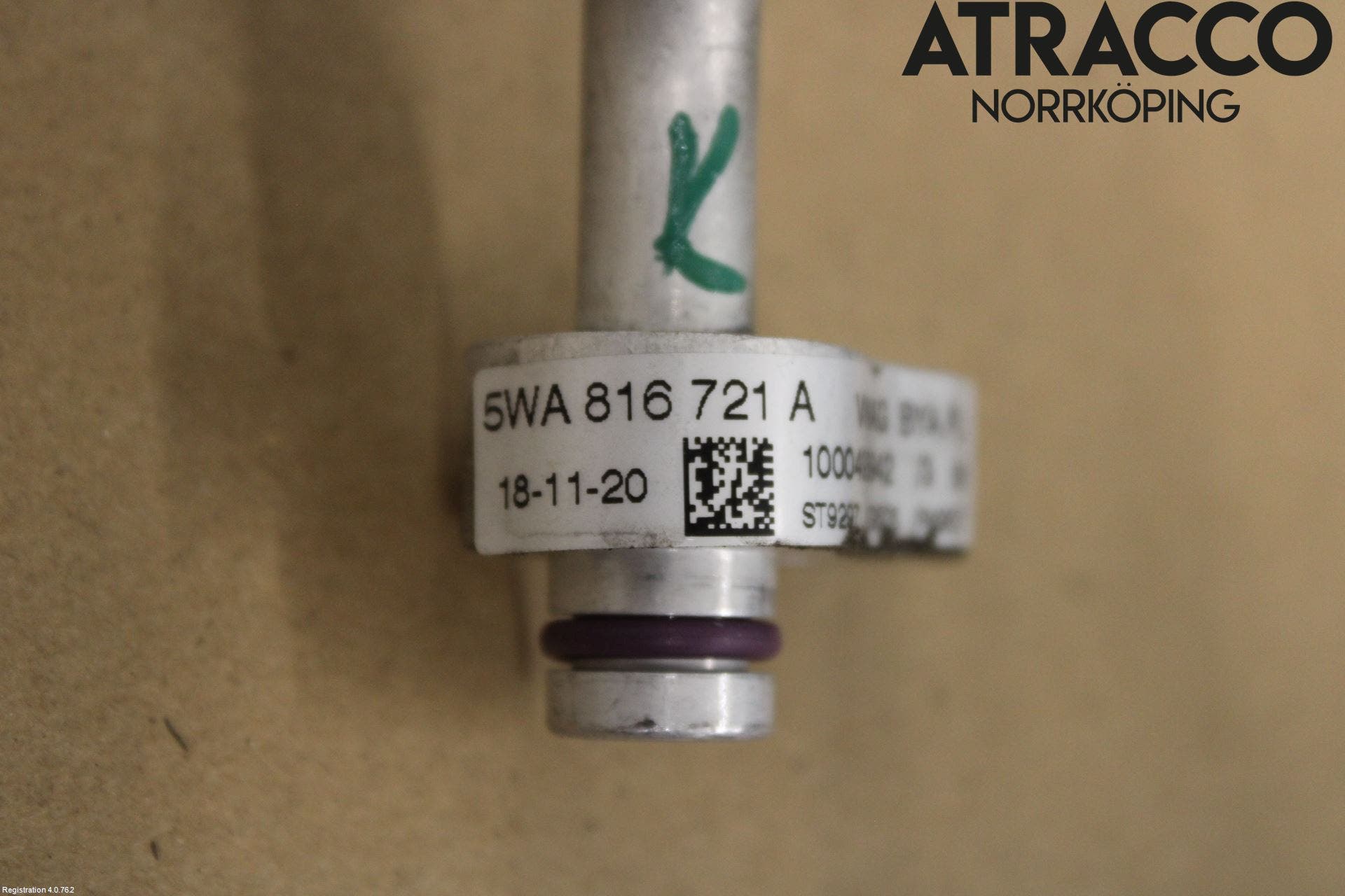 Volkswagen VW GOLF / E-GOLF VIII 20- Ac Slang-Rör