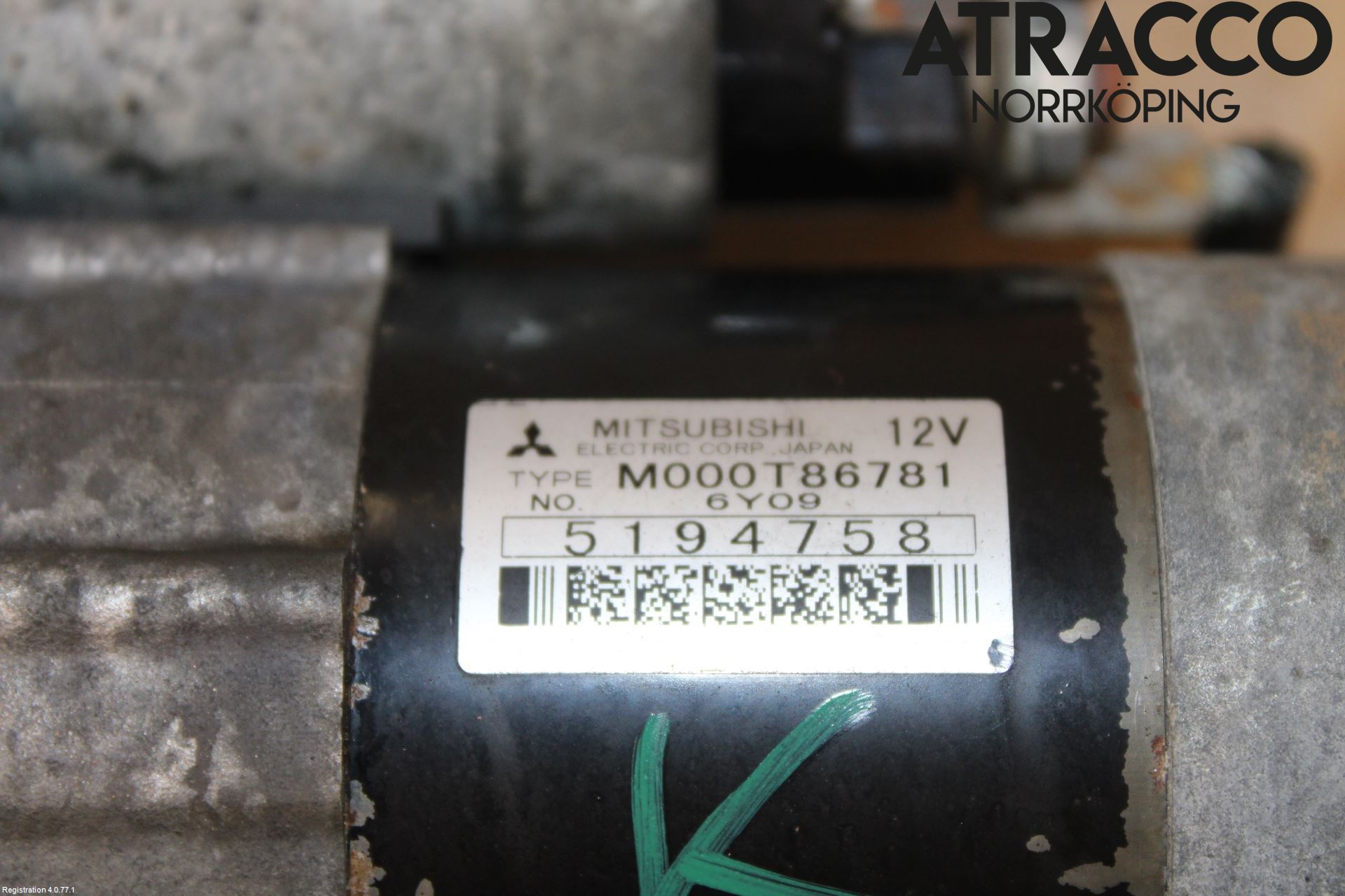 Saab 9-5     06-10 Startmotor