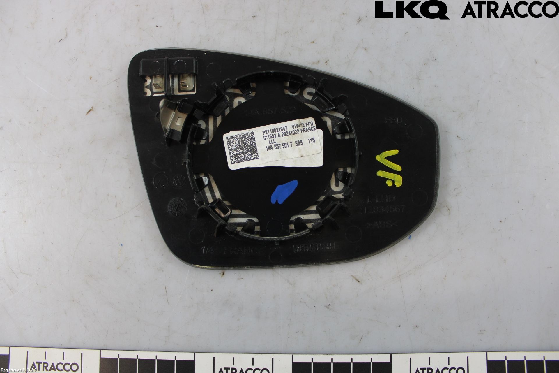 Volkswagen VW ID.7/TOURER 24- Spegelglas Vä