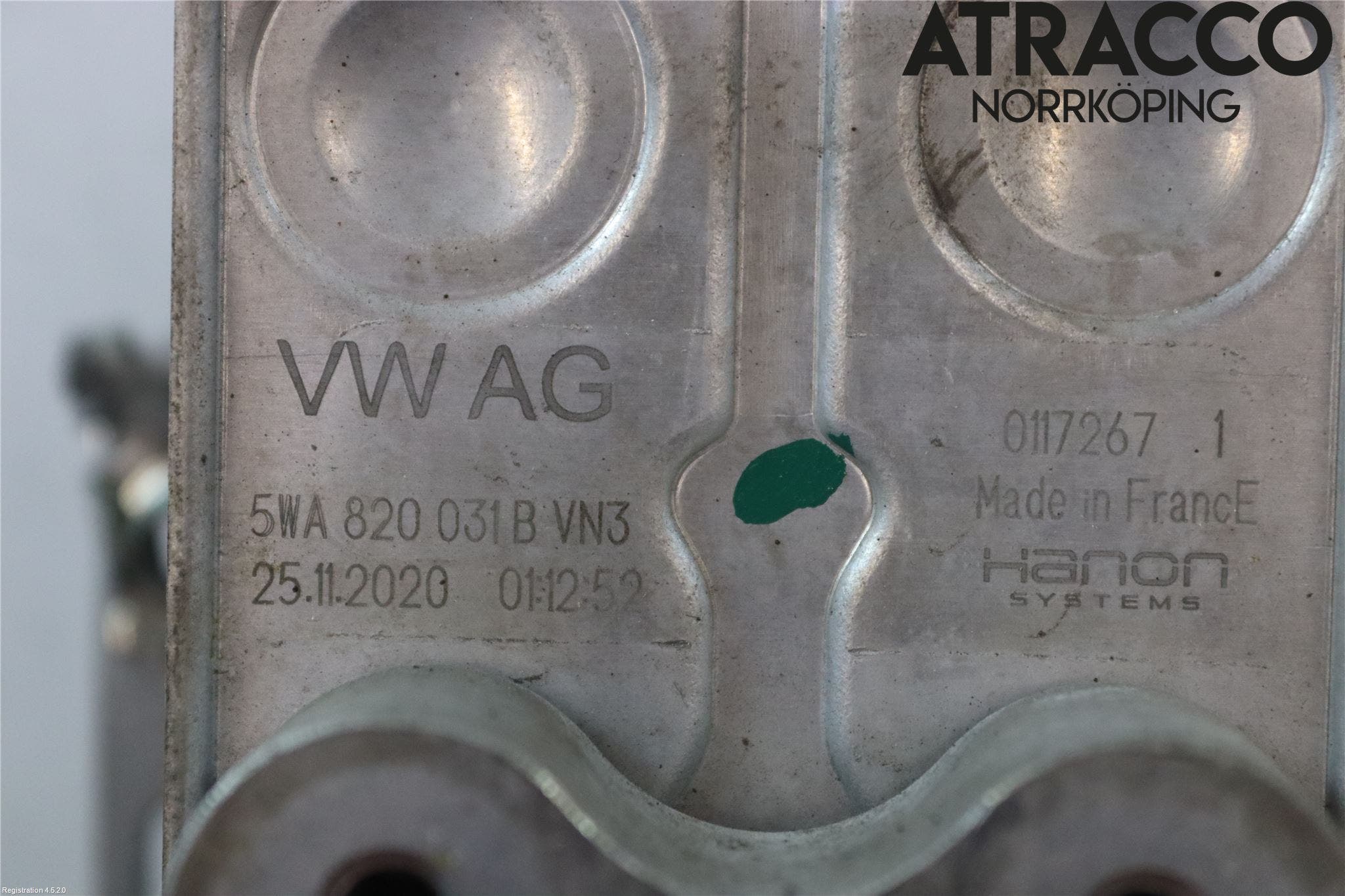 Volkswagen VW ARTEON 17- Värmekammare-Växlare