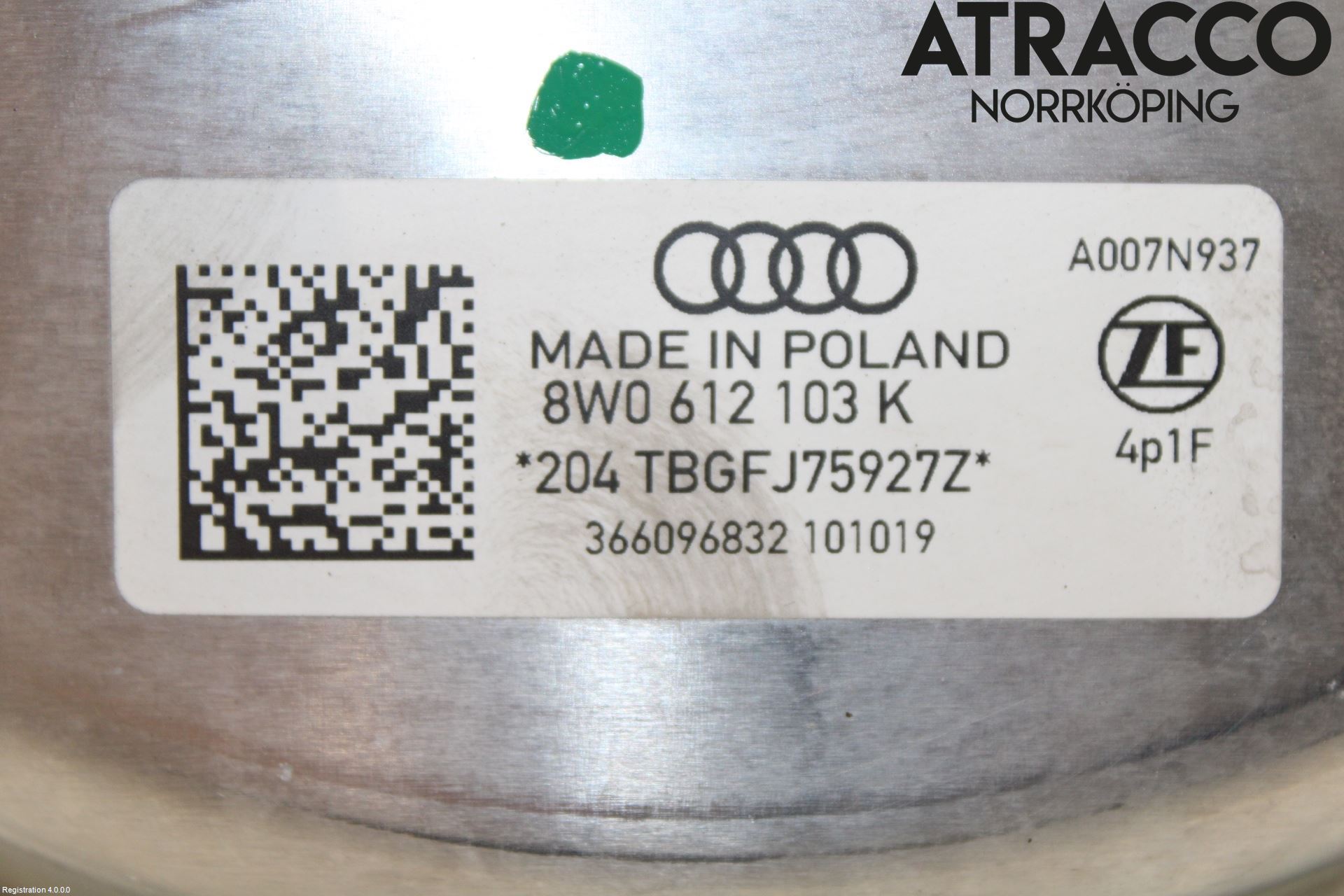 Audi A4/S4 B9 20- Bromsservo