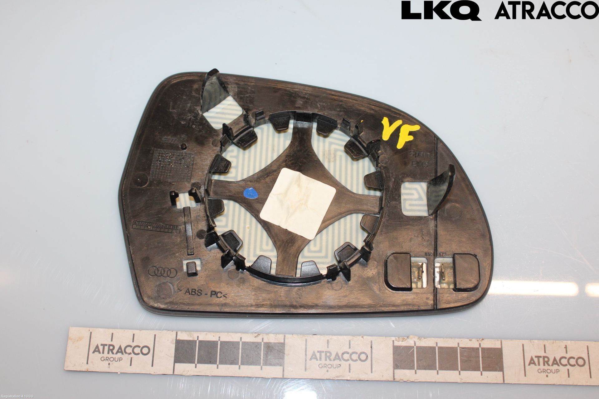 Audi Q3 8U 12-18 Spegelglas Vä